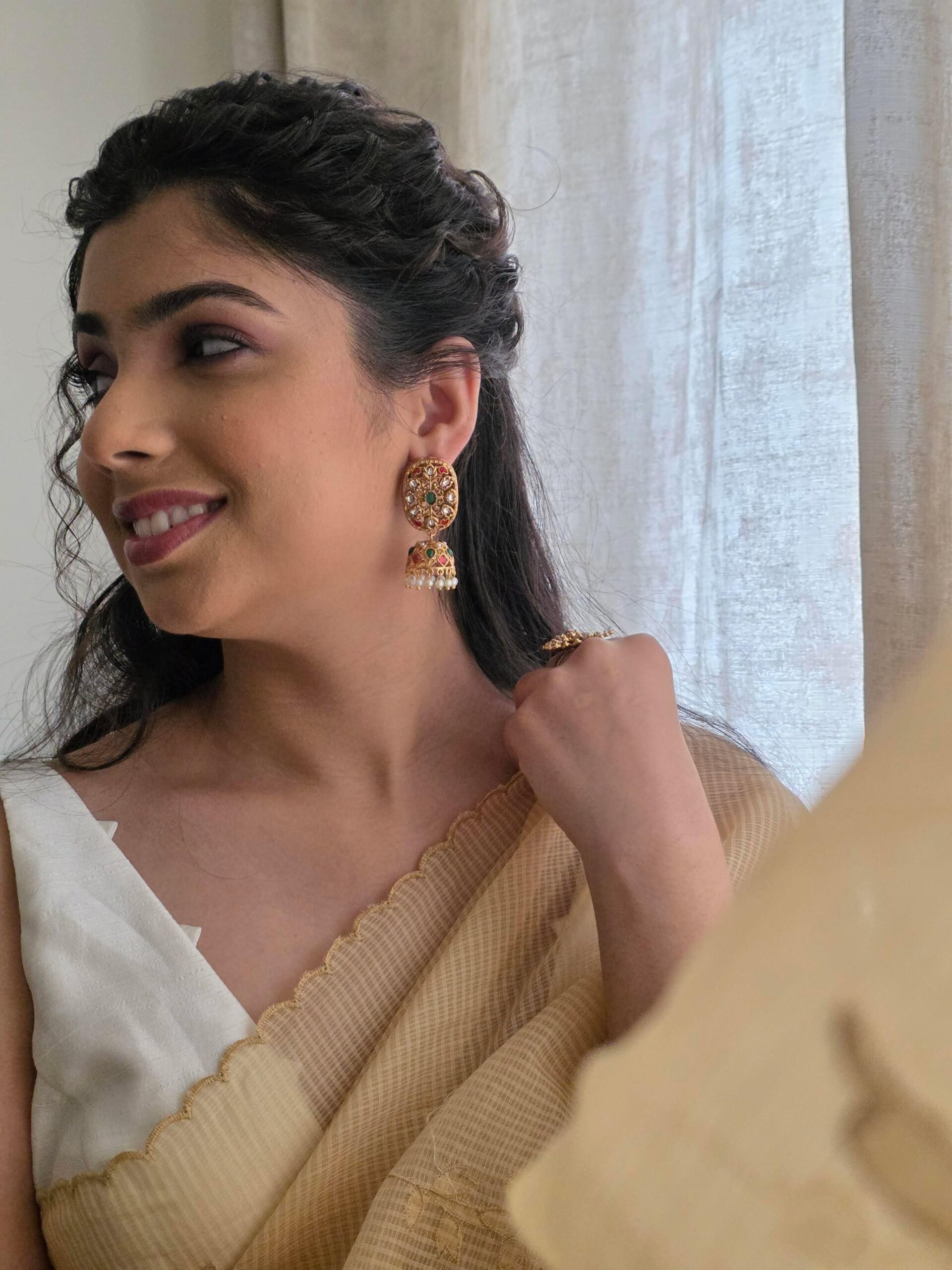 Shruti handcrafted jhumki Thumbnail