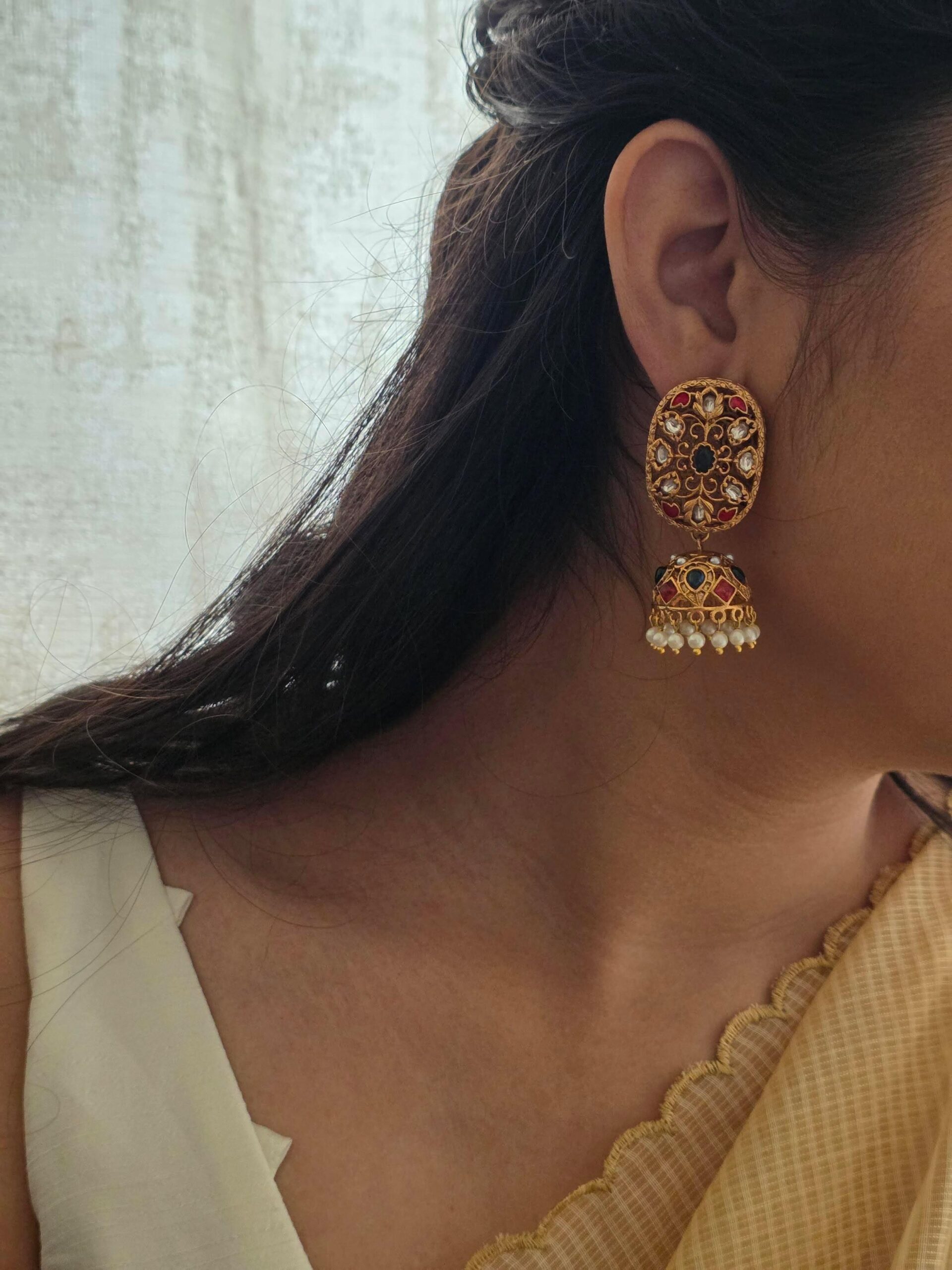 Shruti handcrafted jhumki Thumbnail