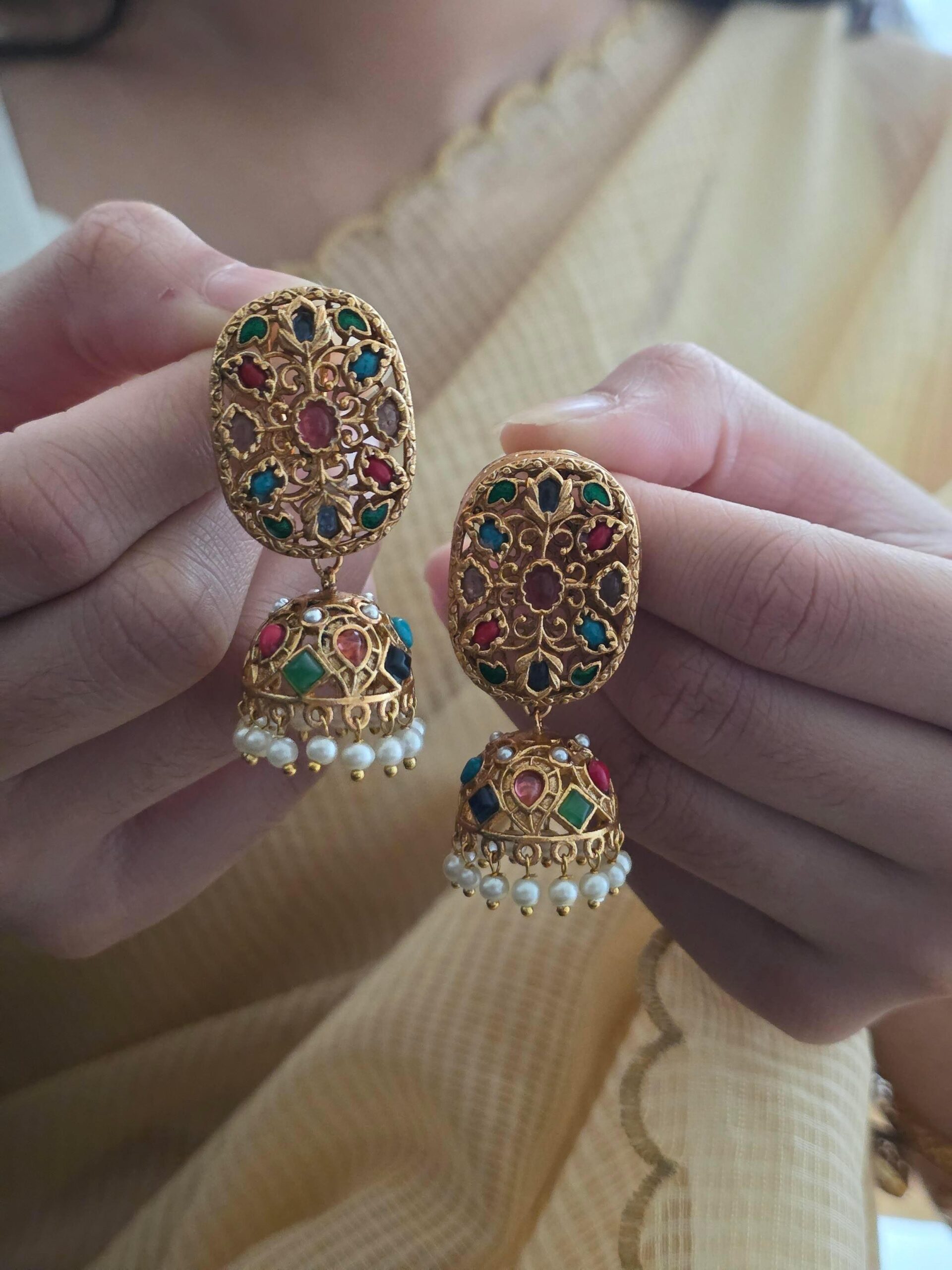 Shruti handcrafted jhumki Thumbnail