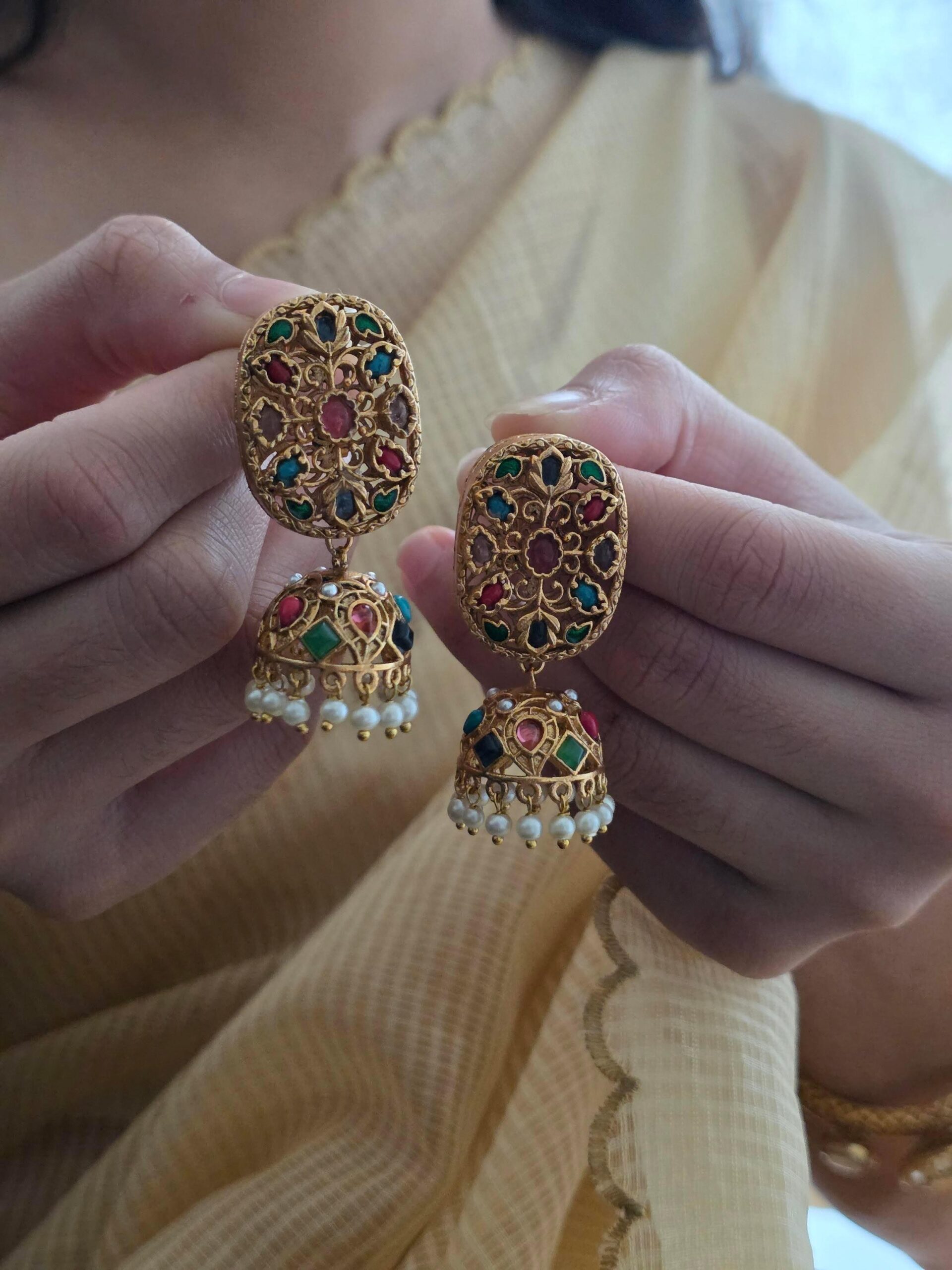 Shruti handcrafted jhumki Thumbnail