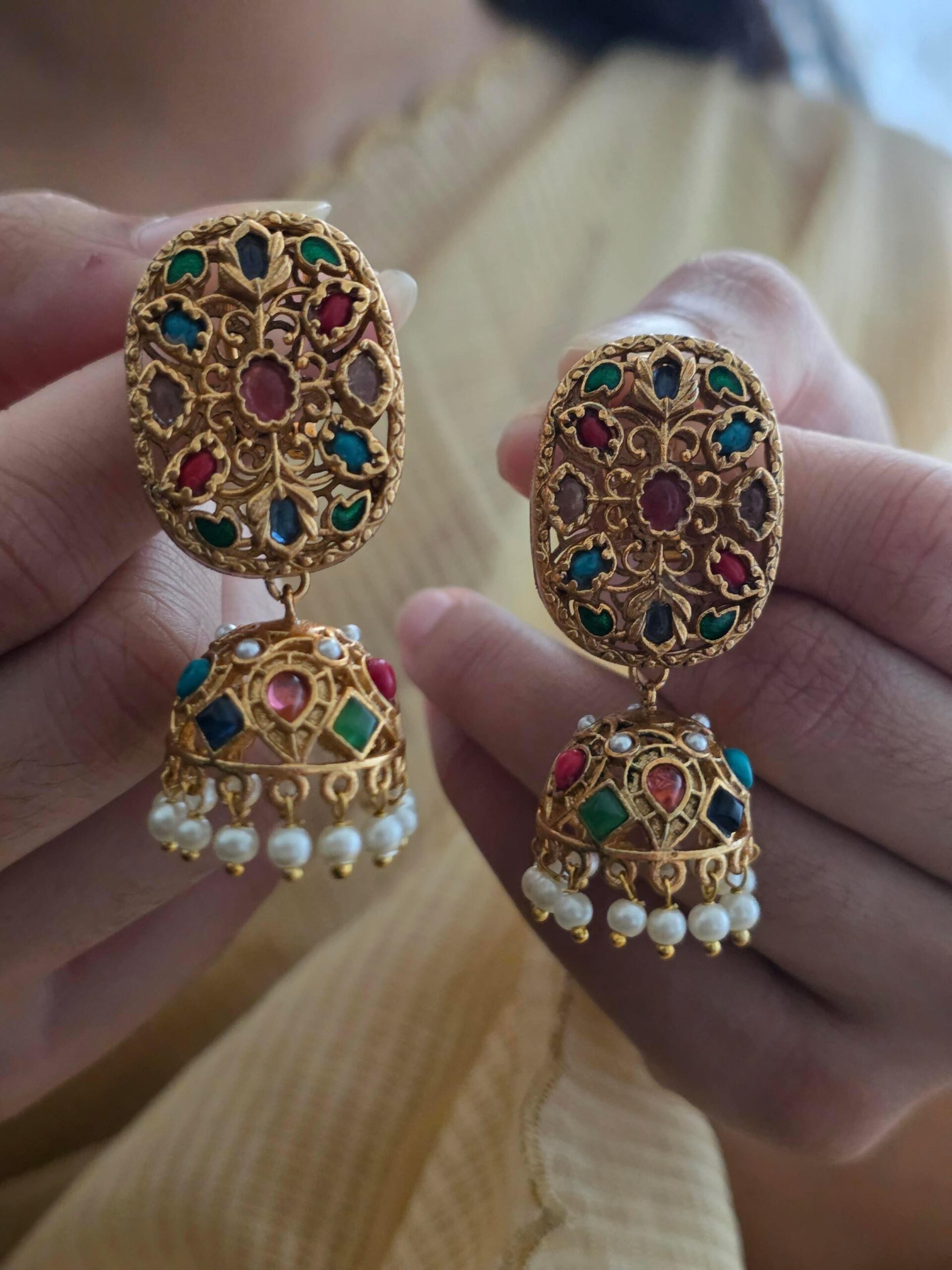 Shruti handcrafted jhumki Thumbnail