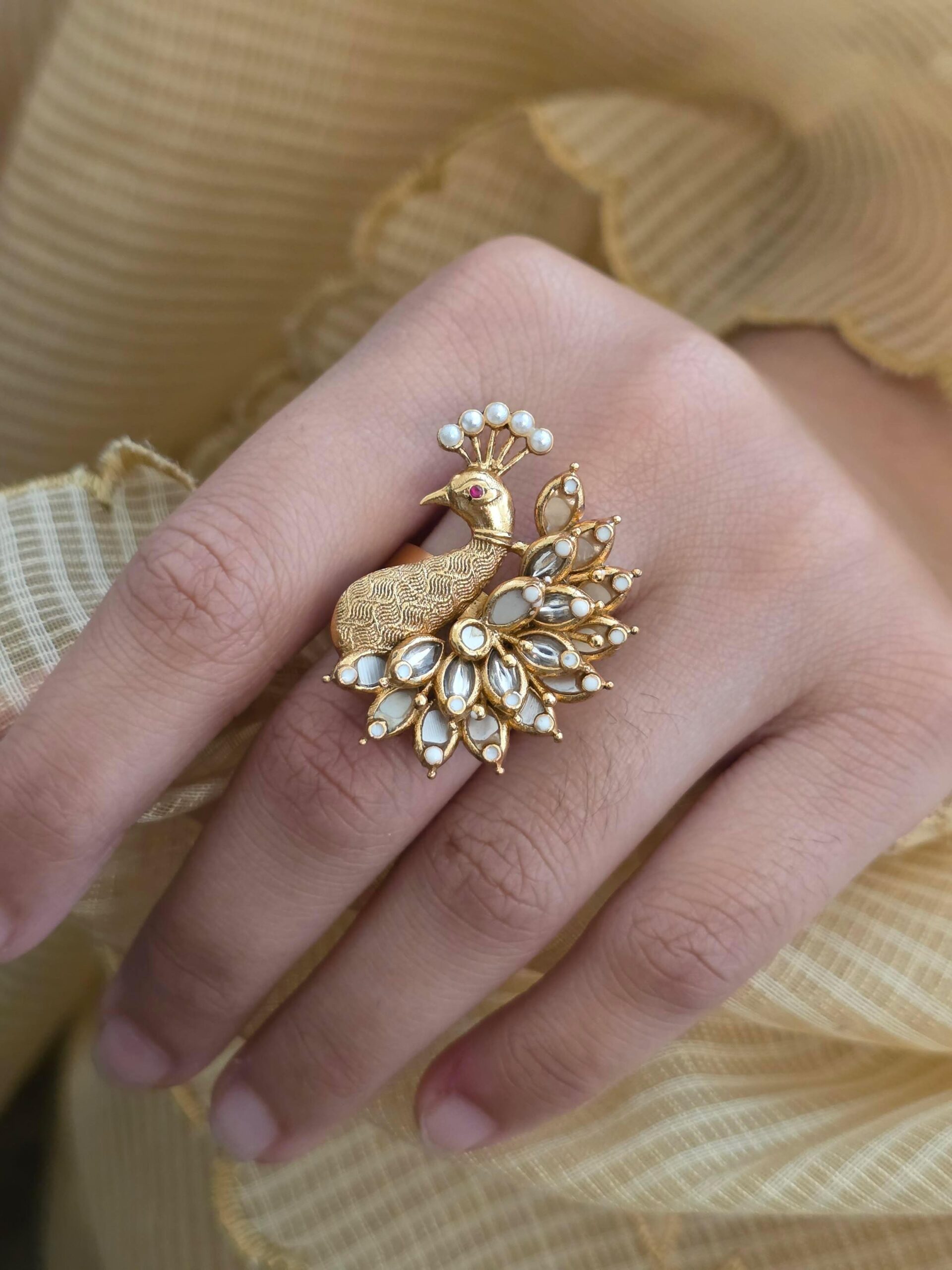 Shruti handcrafted ring Thumbnail