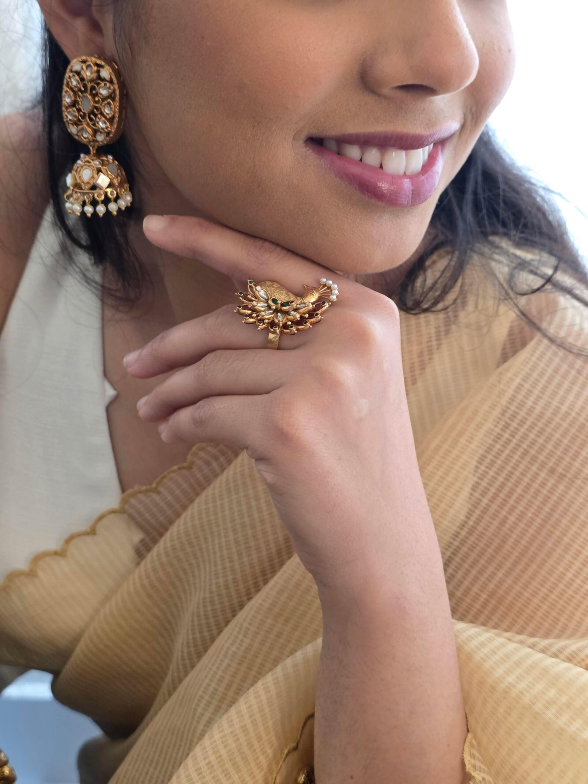 Shruti handcrafted ring Thumbnail