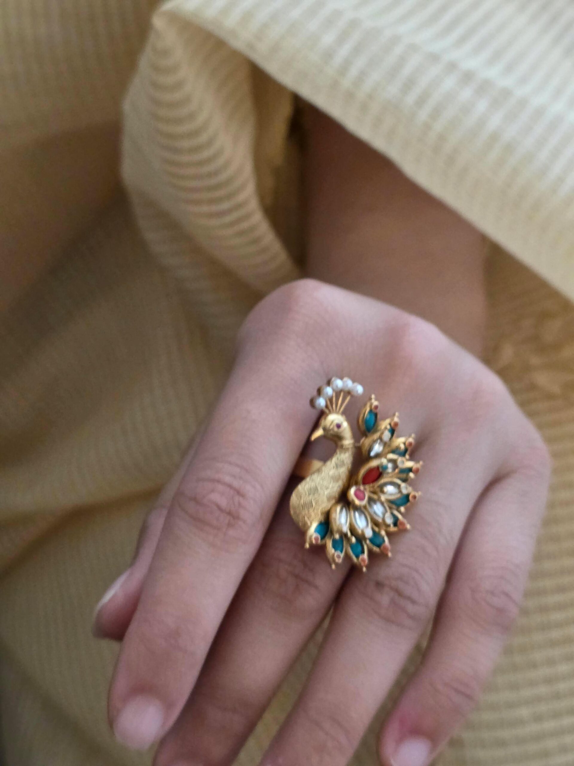Shruti handcrafted ring Thumbnail