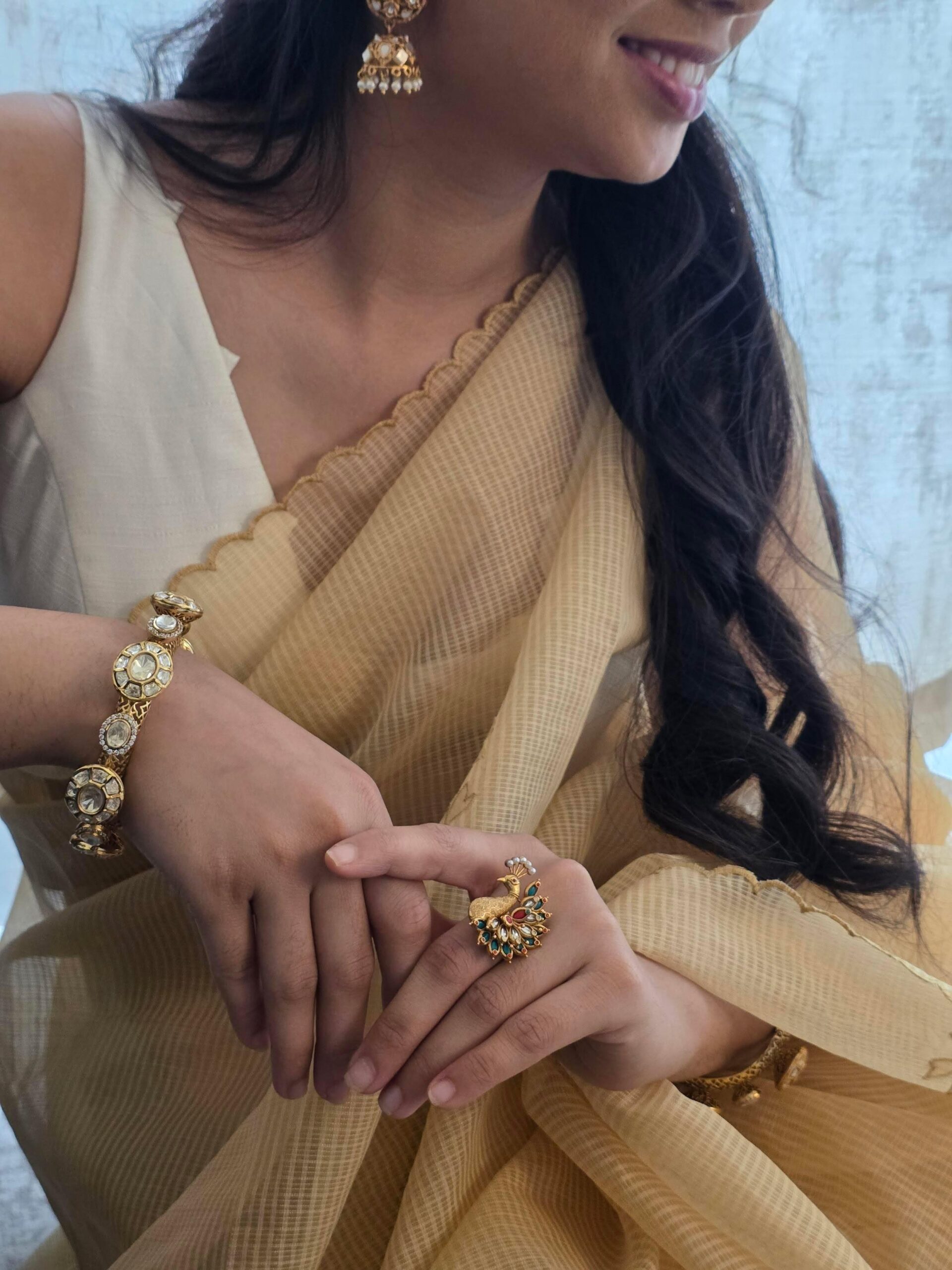 Shruti handcrafted ring Thumbnail