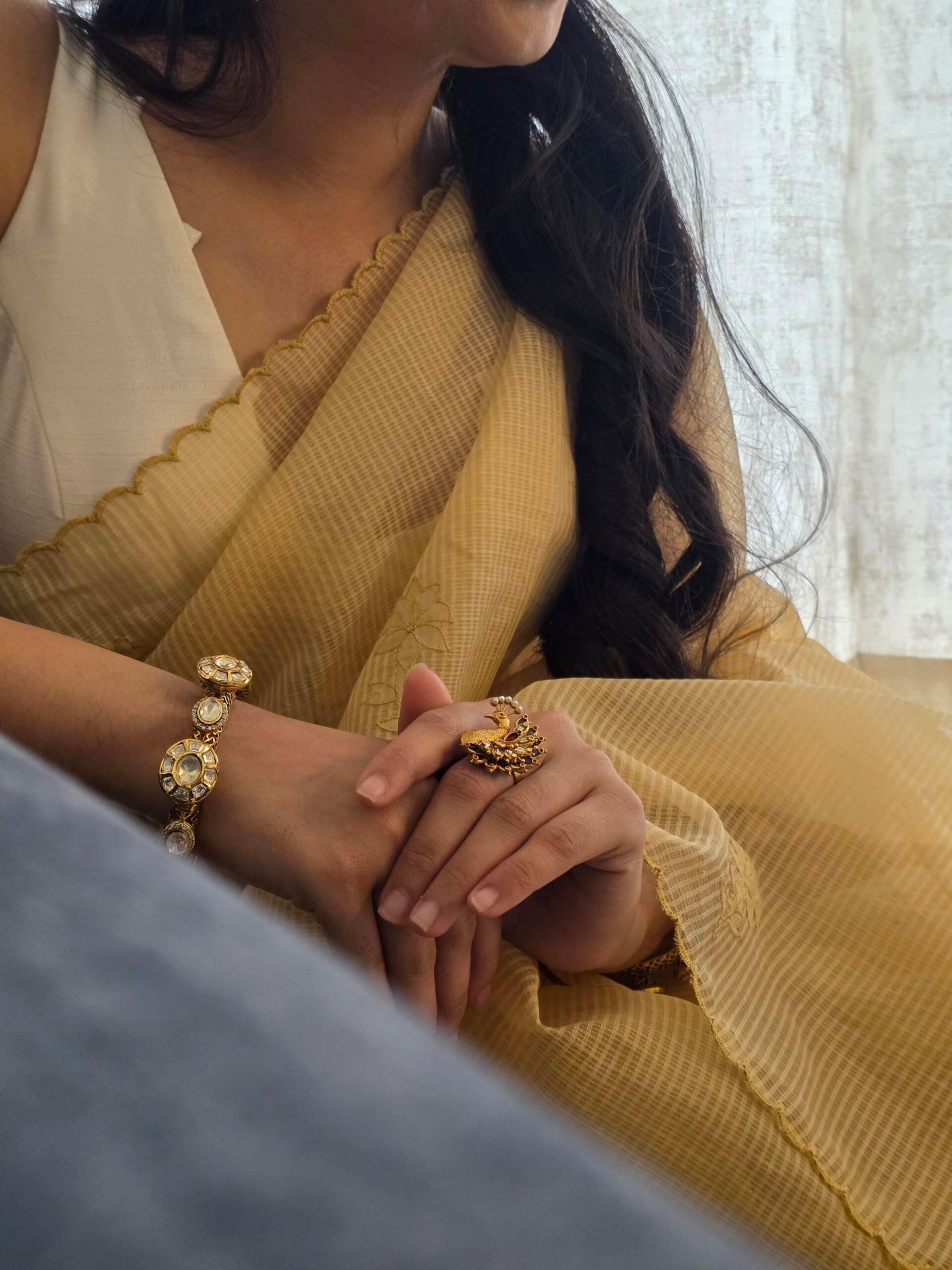 Shruti handcrafted ring Thumbnail