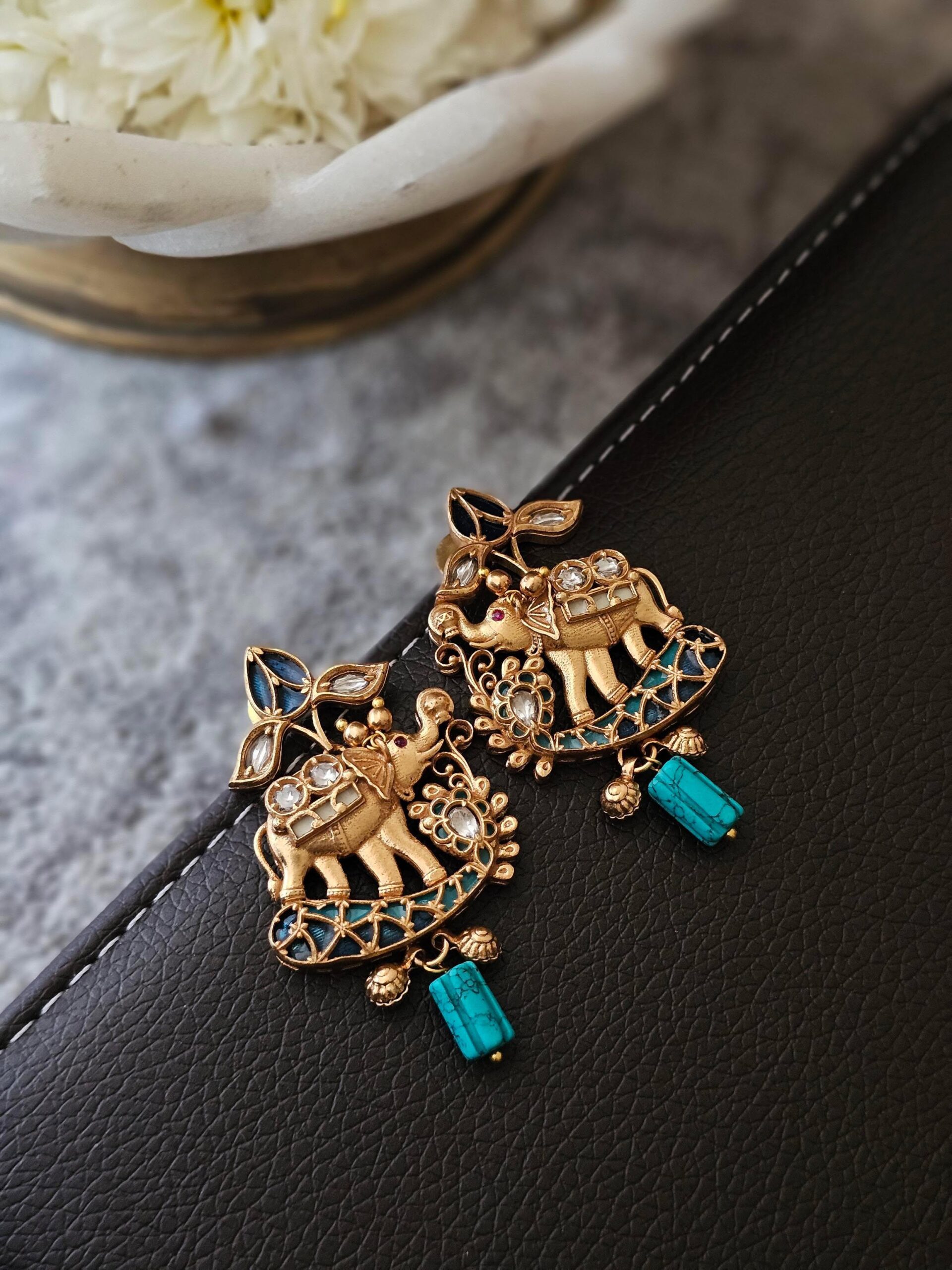 Natasha handcrafted long necklace Thumbnail