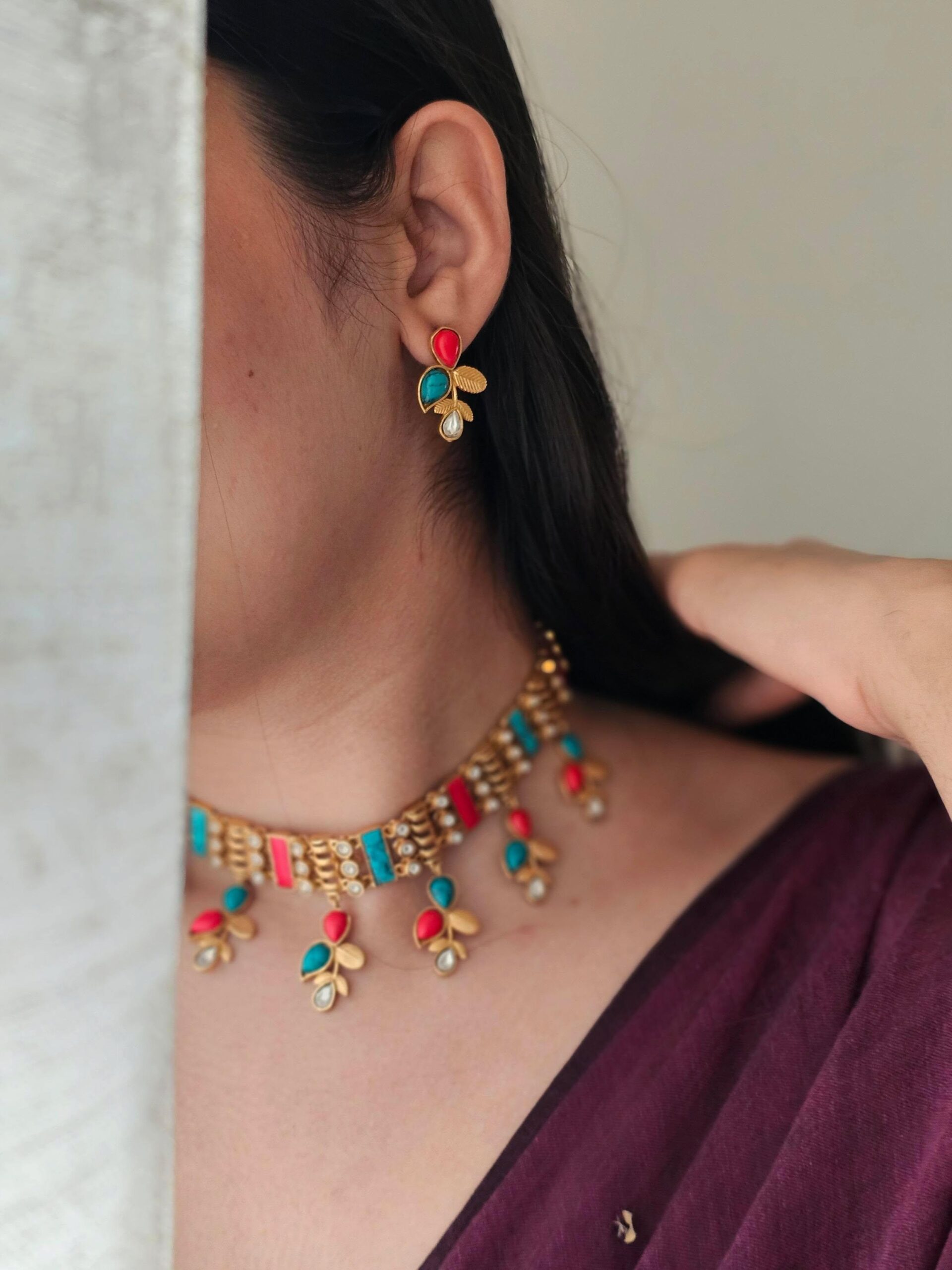 Rasika handcrafted choker Thumbnail
