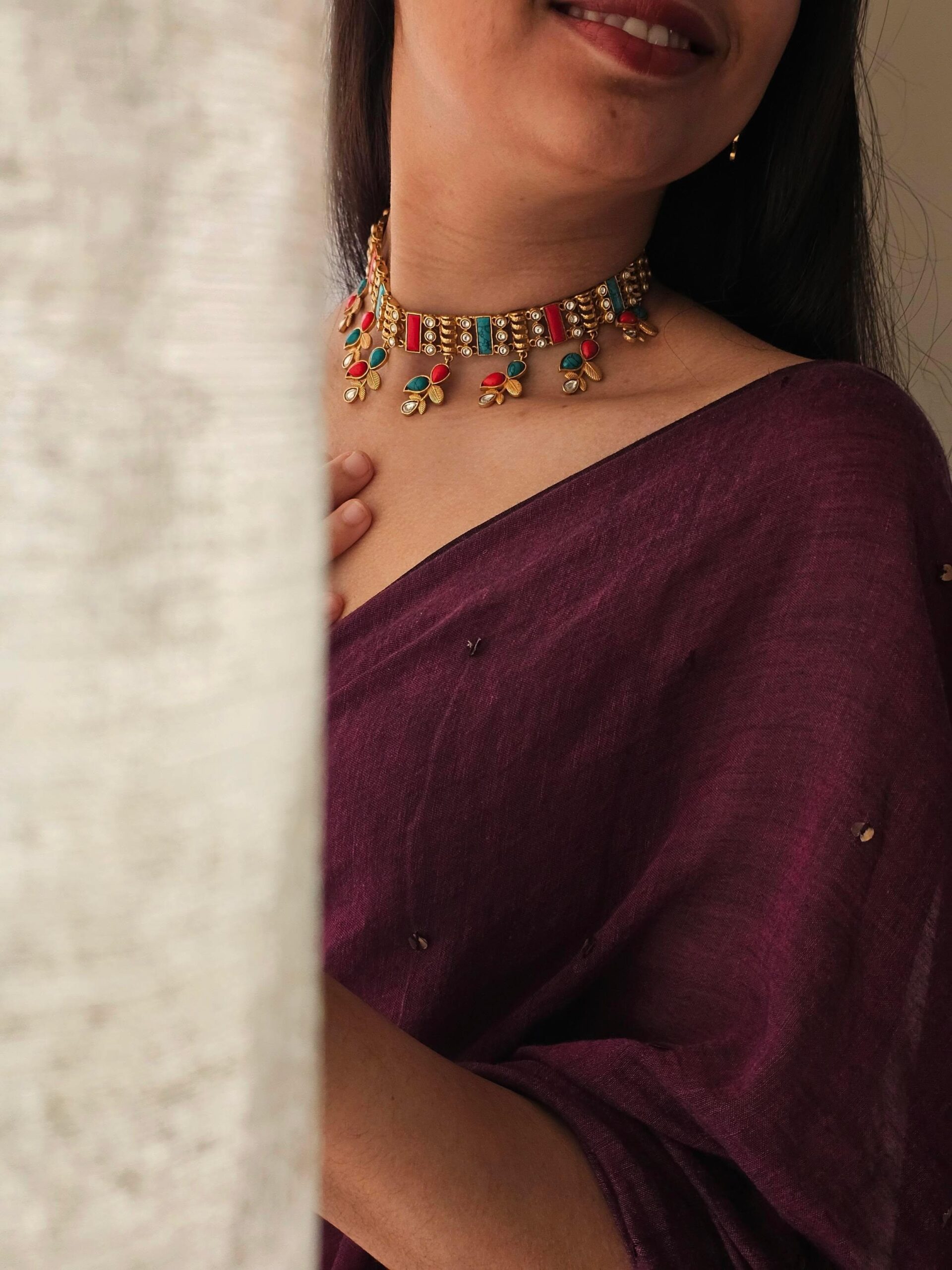 Rasika handcrafted choker Thumbnail