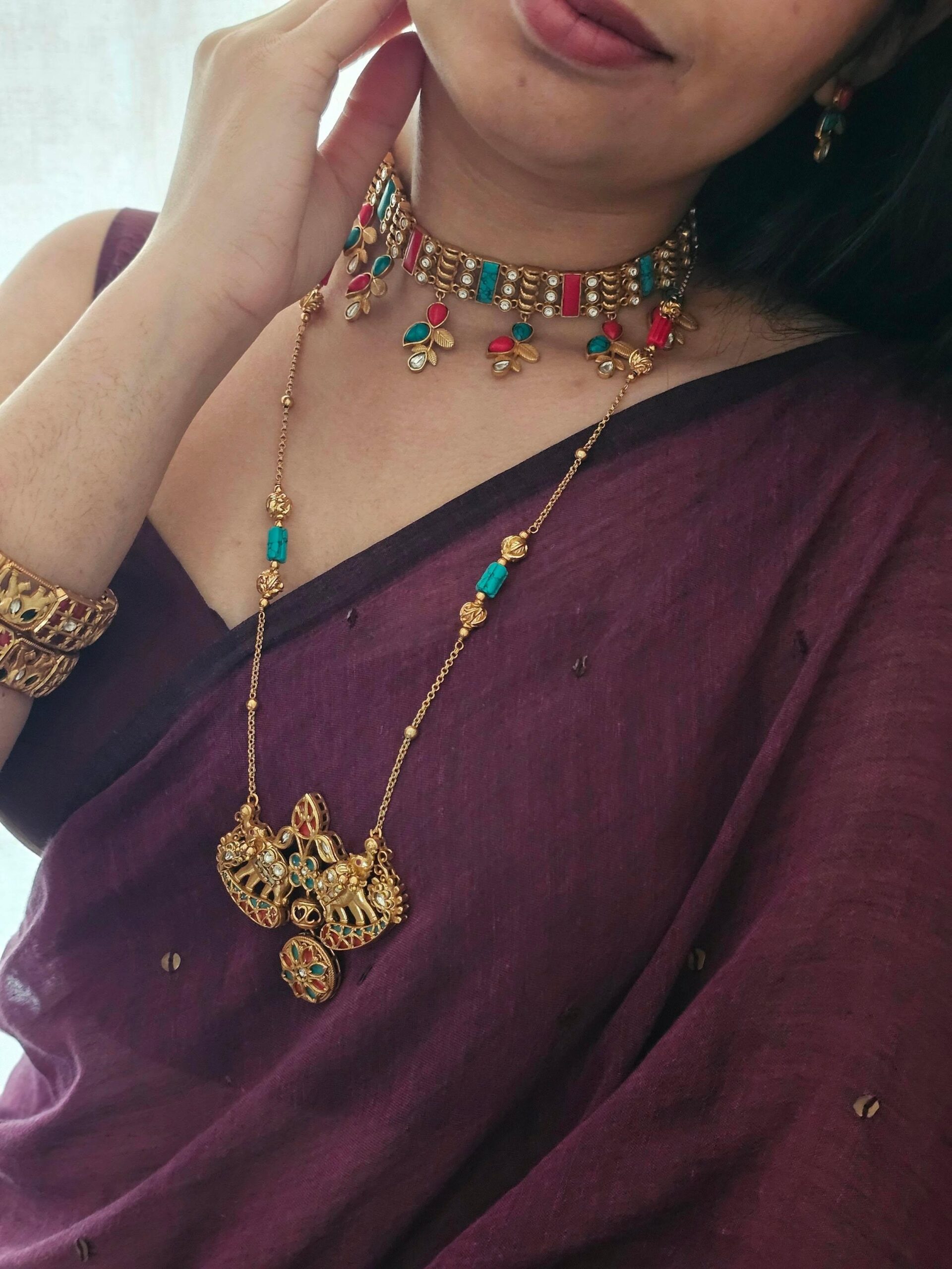 Rasika handcrafted choker Thumbnail