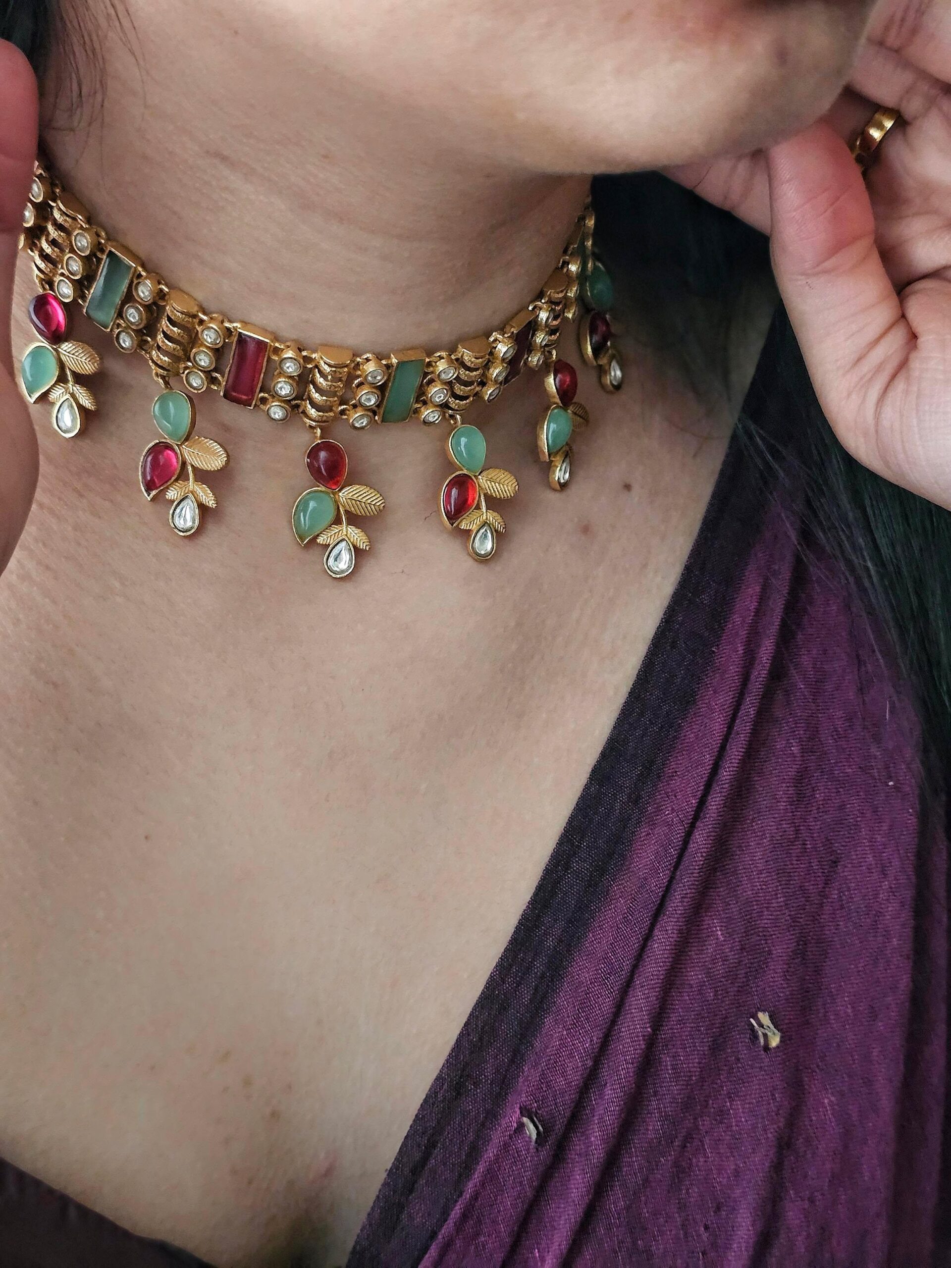 Rasika handcrafted choker Thumbnail