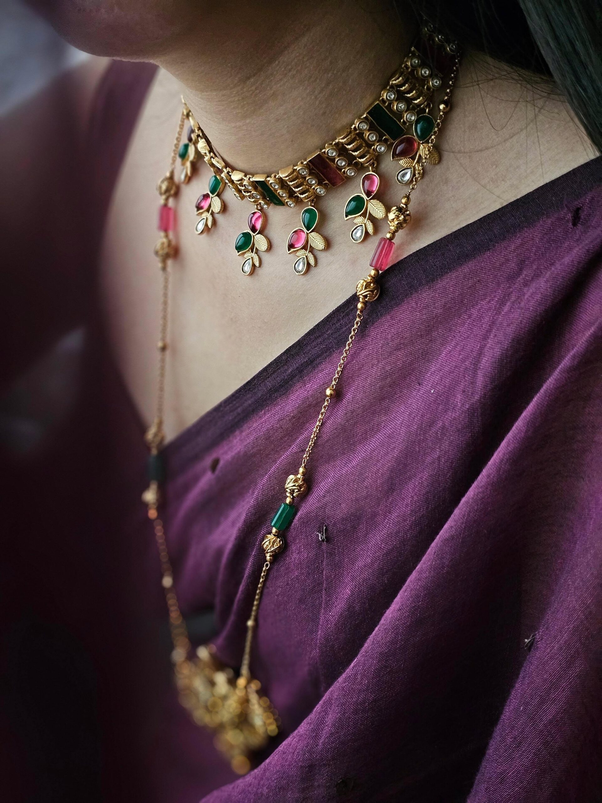 Rasika handcrafted choker Thumbnail