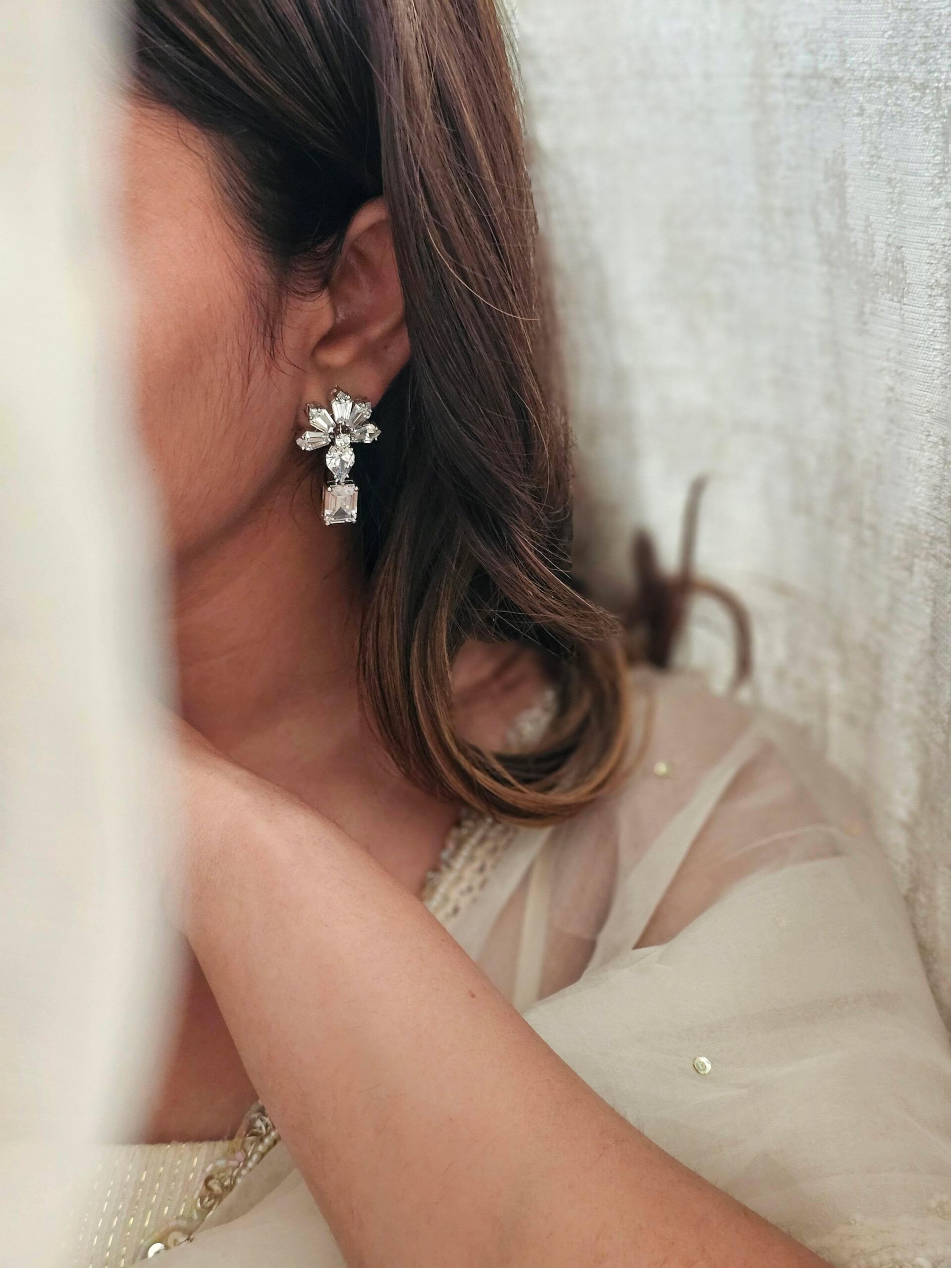 Aishami statement earrings Thumbnail