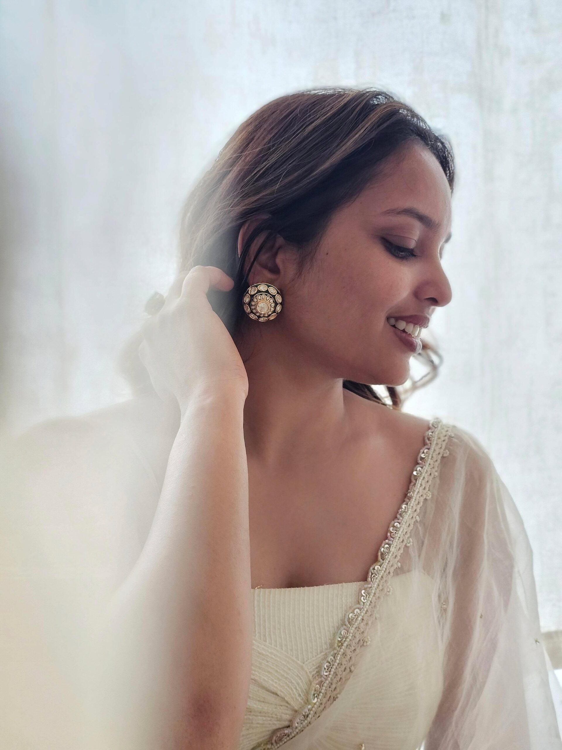 Latika meenakari studs Thumbnail