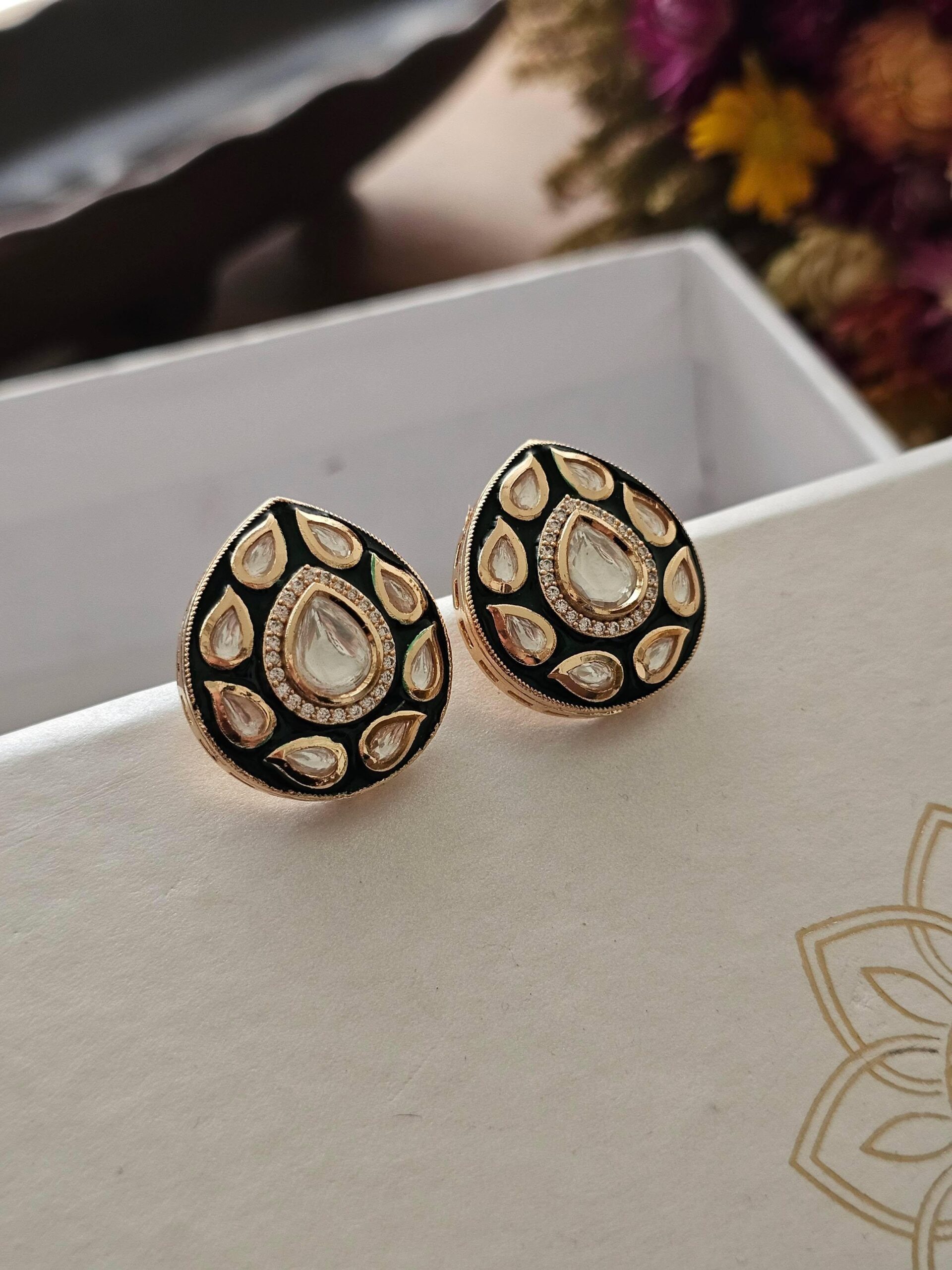 Vera meenakari studs Thumbnail