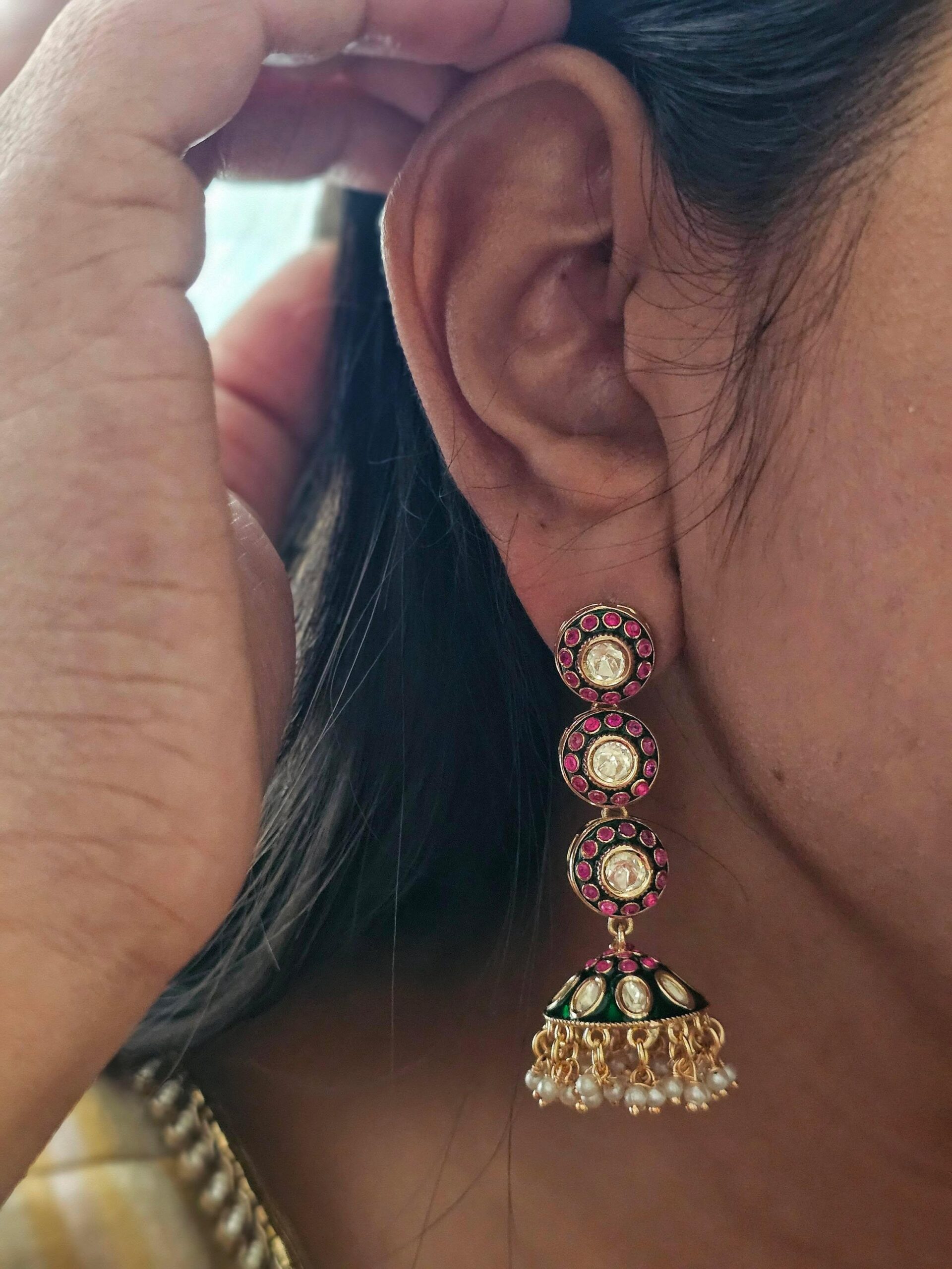 Lina meenakari jhumki Thumbnail