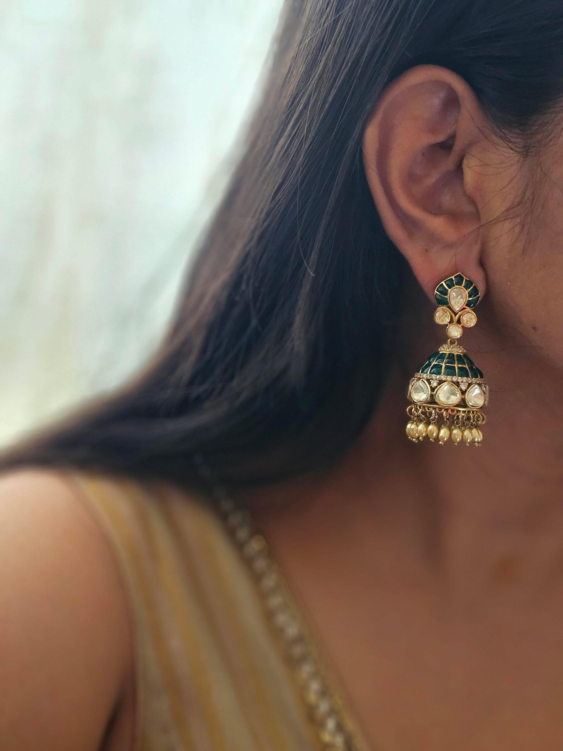 Imani meenakari jhumki Thumbnail