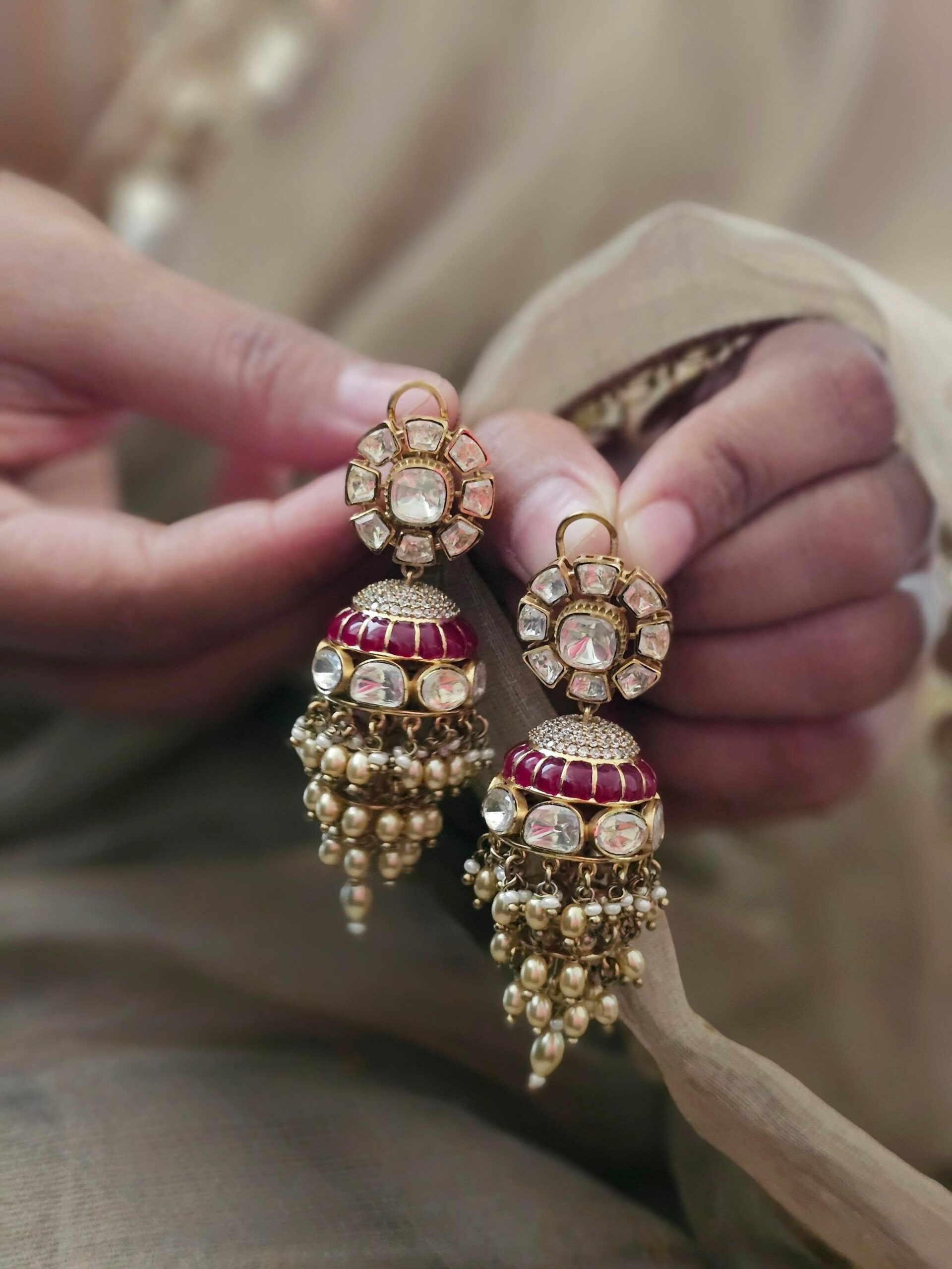 Lavanya meenakari jhumki Thumbnail