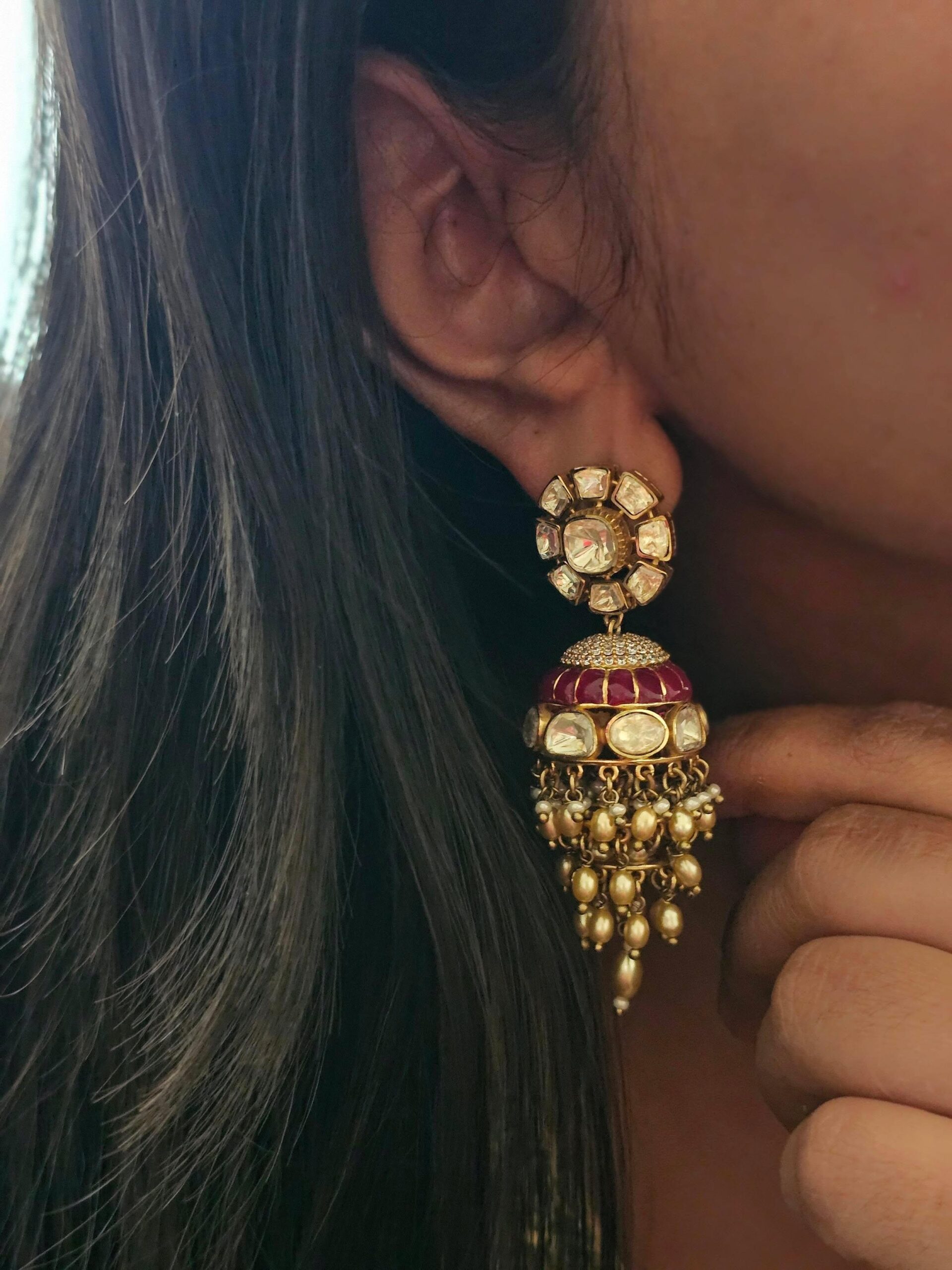 Lavanya meenakari jhumki Thumbnail