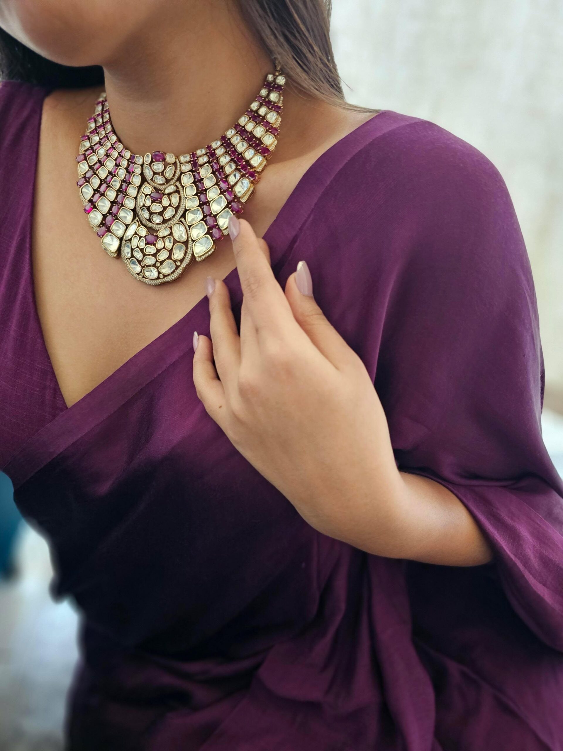 Ella polki necklace Thumbnail