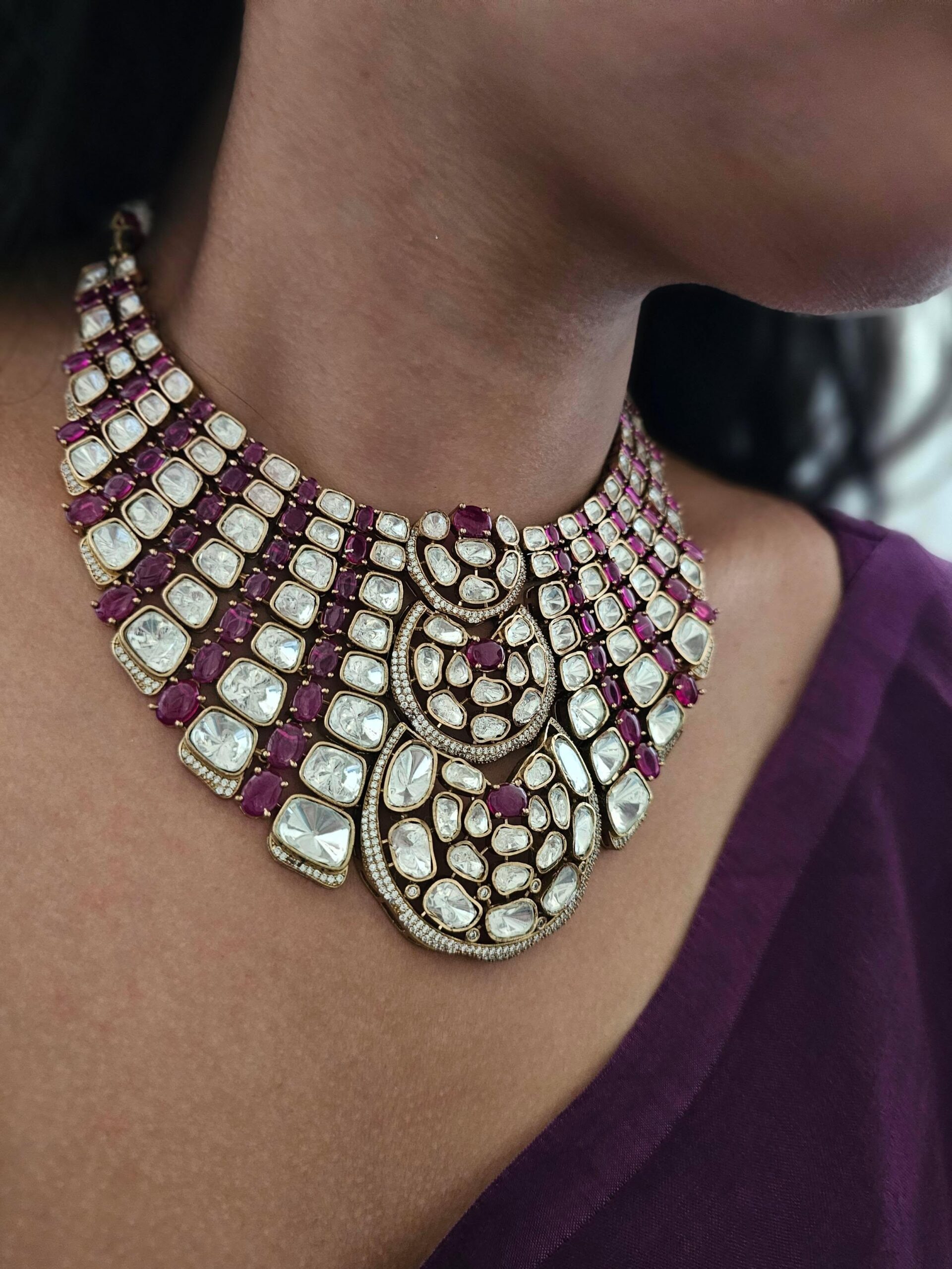 Ella polki necklace Thumbnail