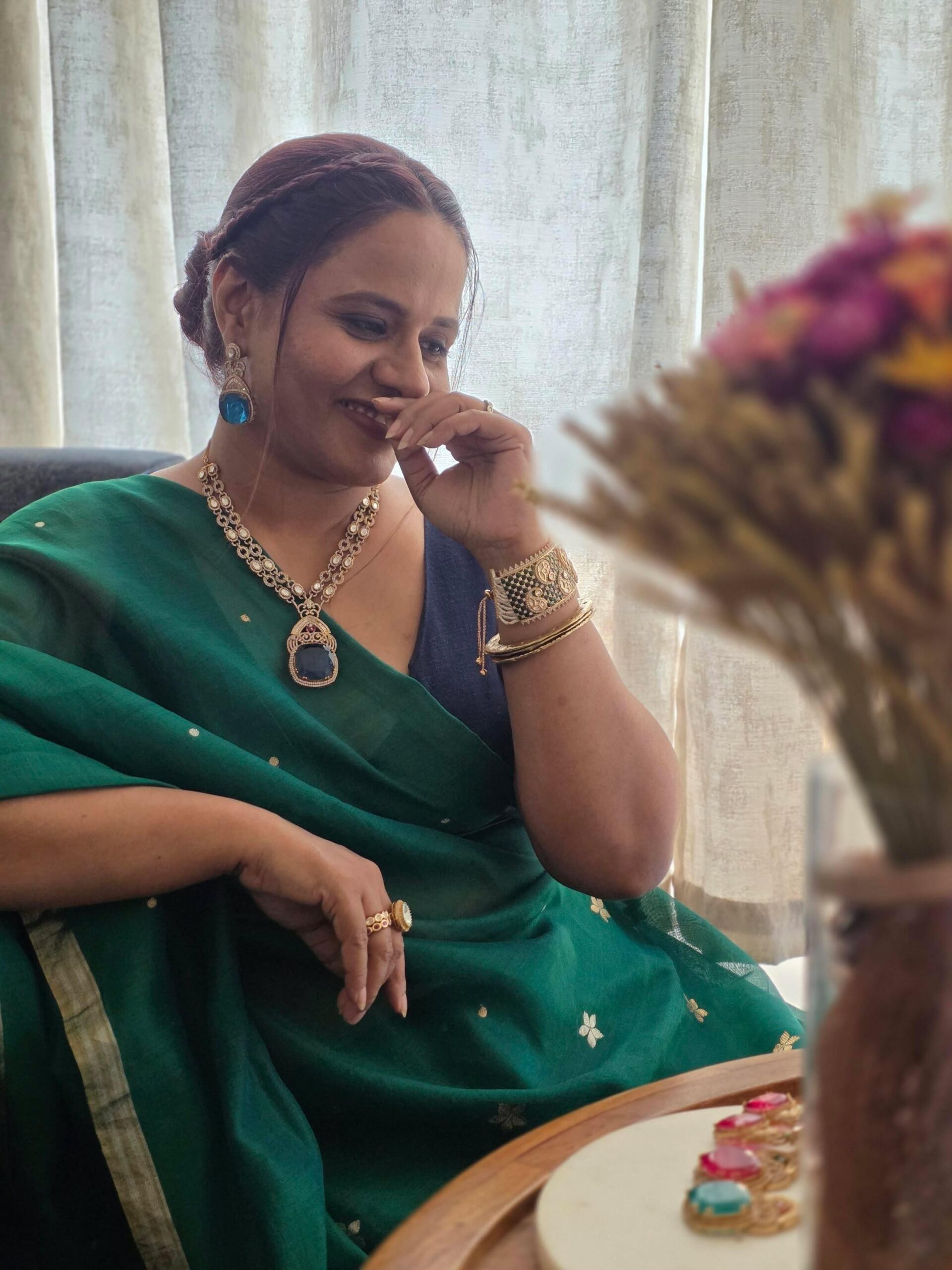 Madhura semi precious quartz necklace Thumbnail