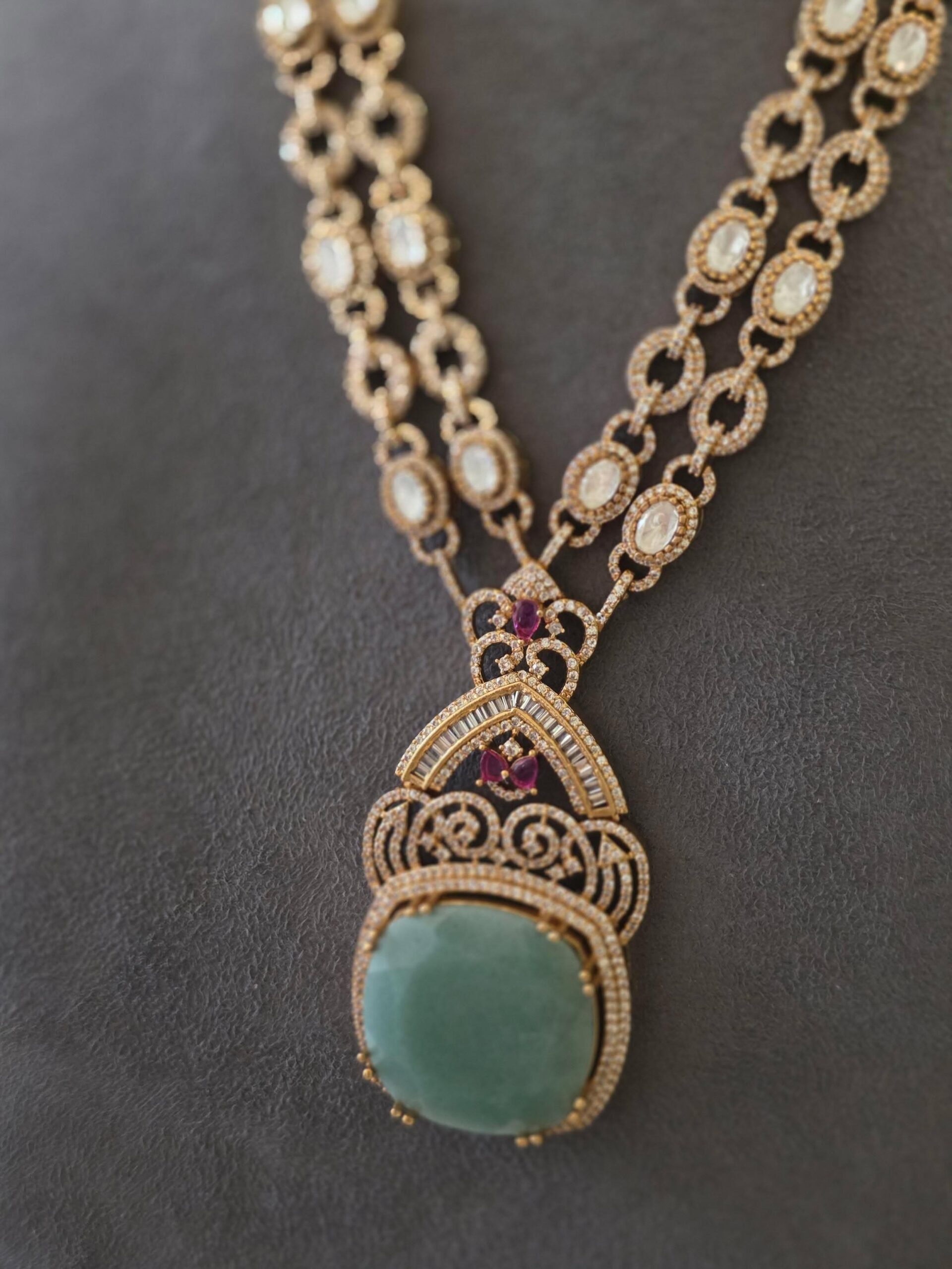 Madhura semi precious quartz necklace Thumbnail