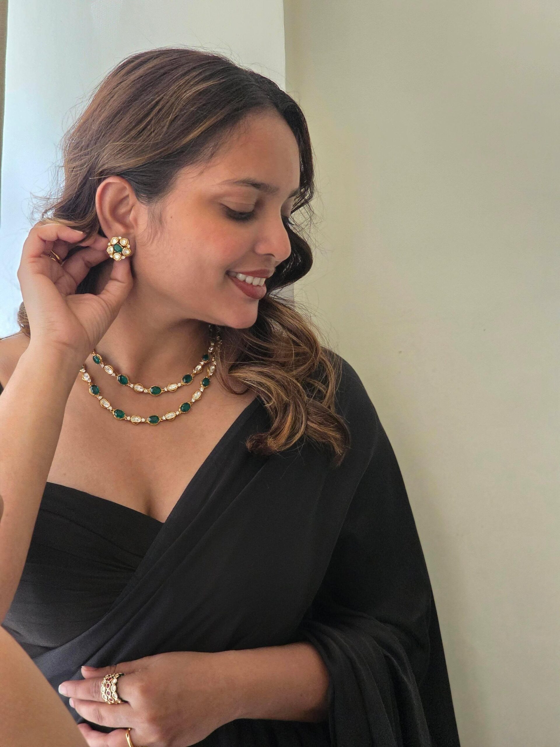 Raaga polki string necklace Thumbnail