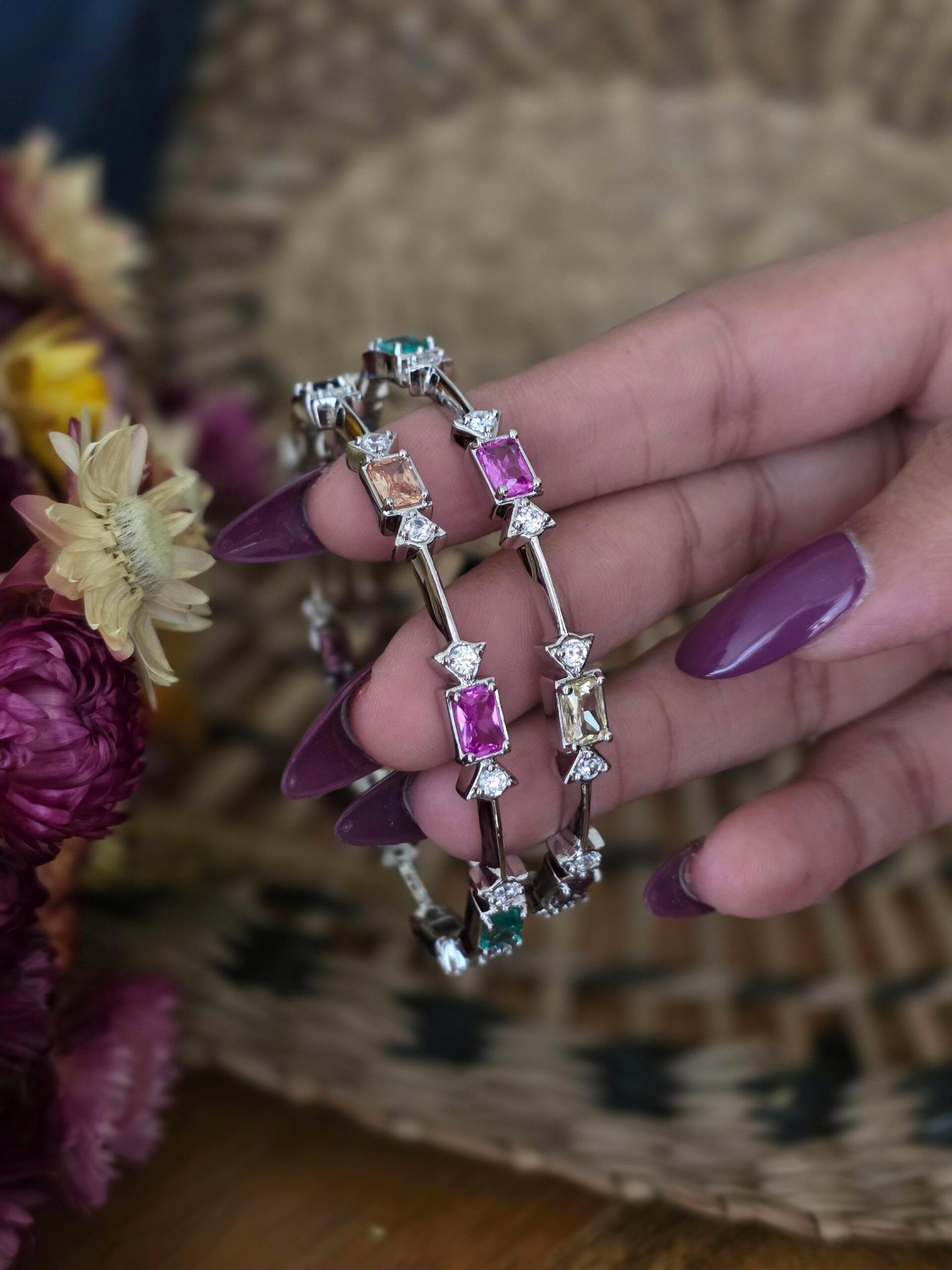 Rajal delicate bangles Thumbnail