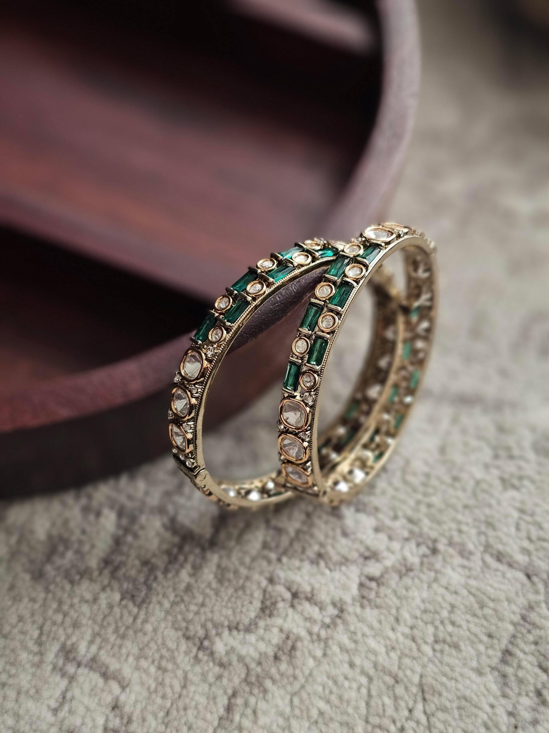 Avni polki bangles Thumbnail