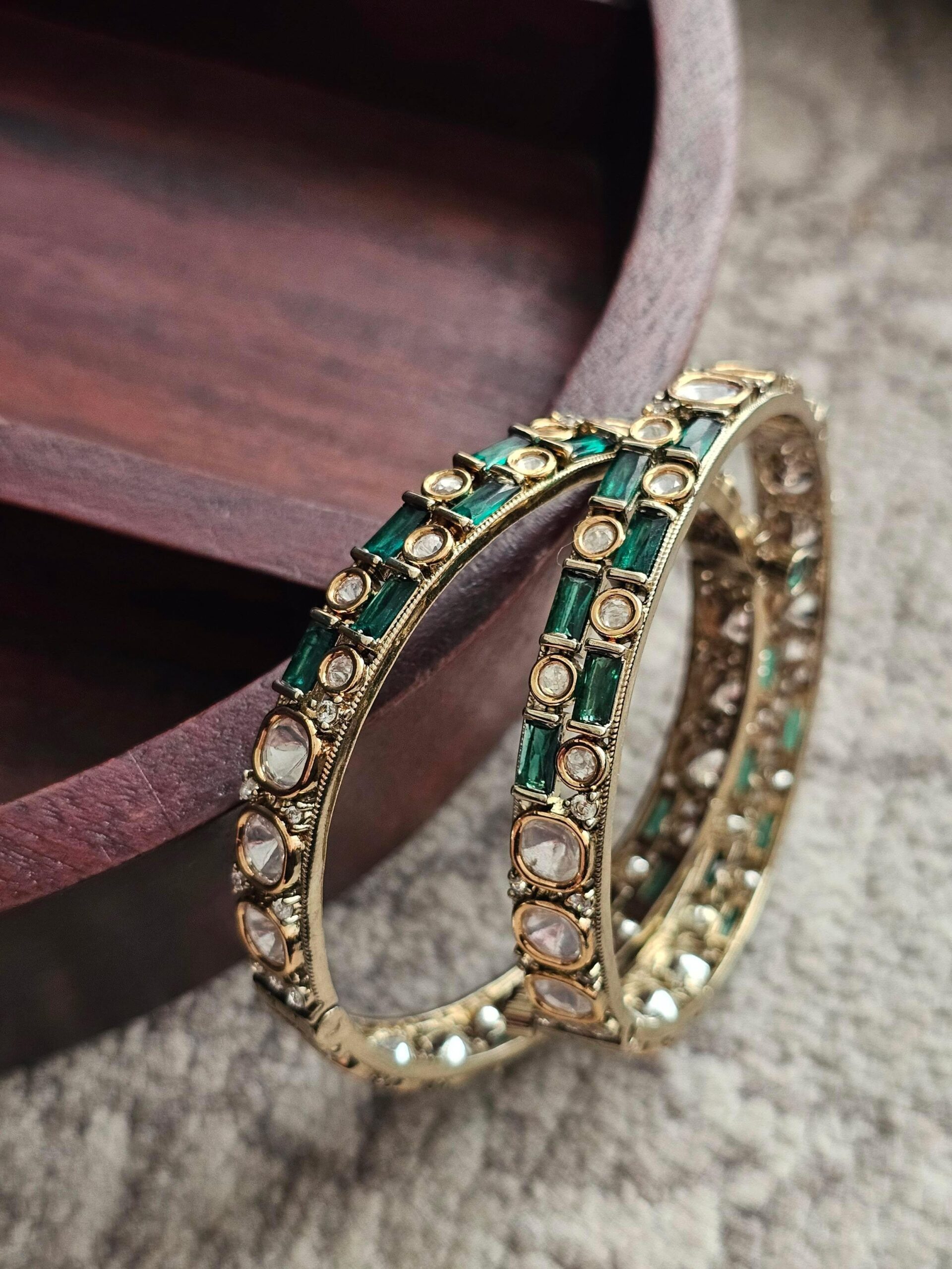 Avni polki bangles Thumbnail