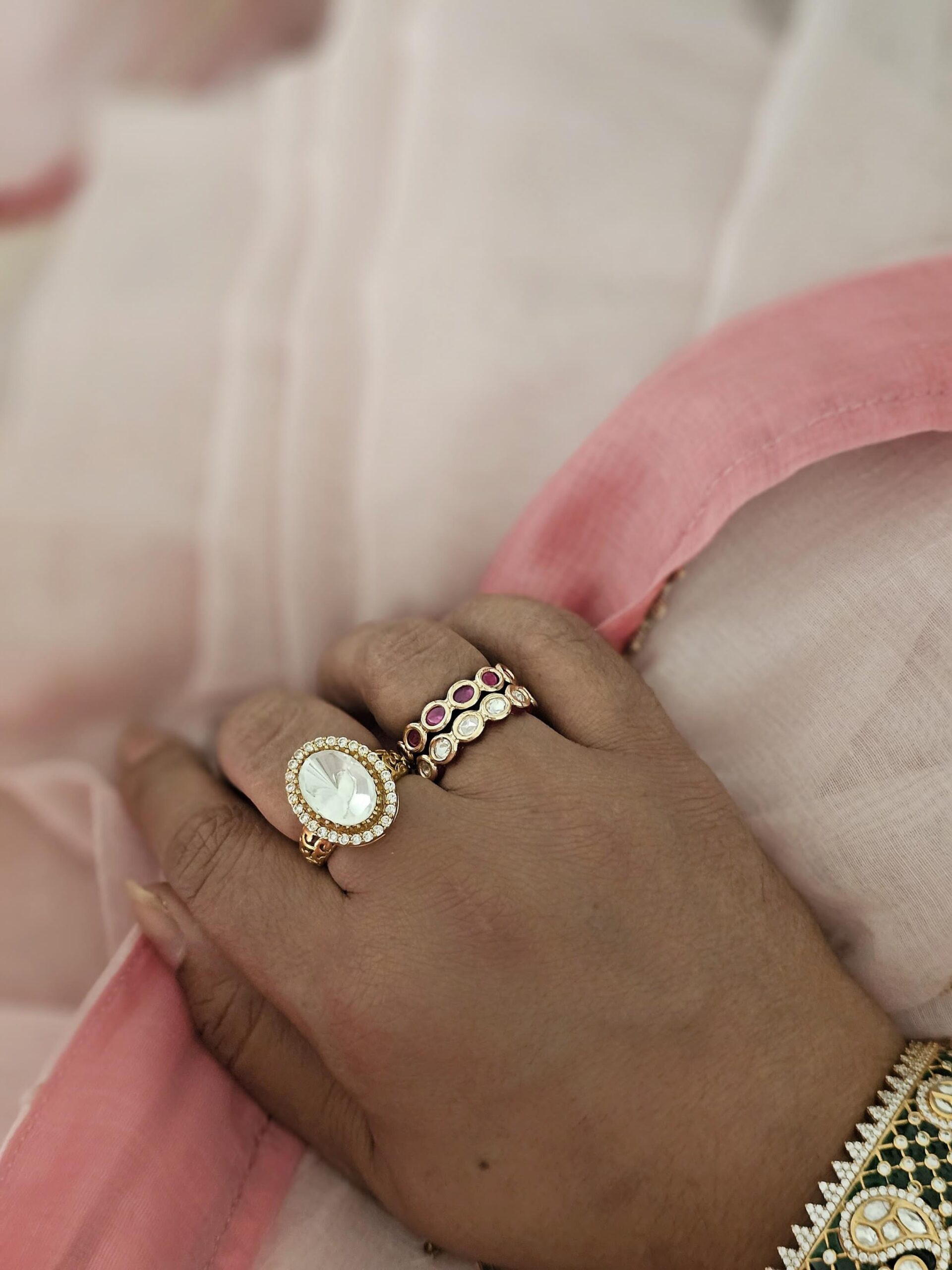 Ruvi polki ring Thumbnail