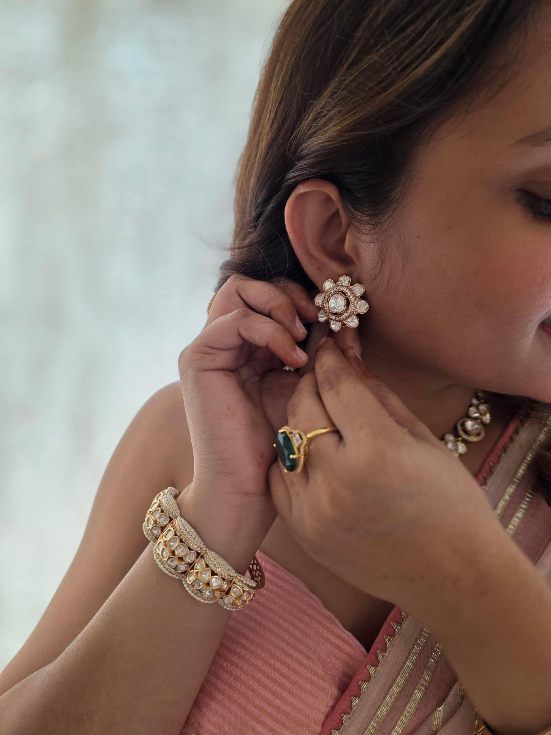 Kriva polki necklace Thumbnail