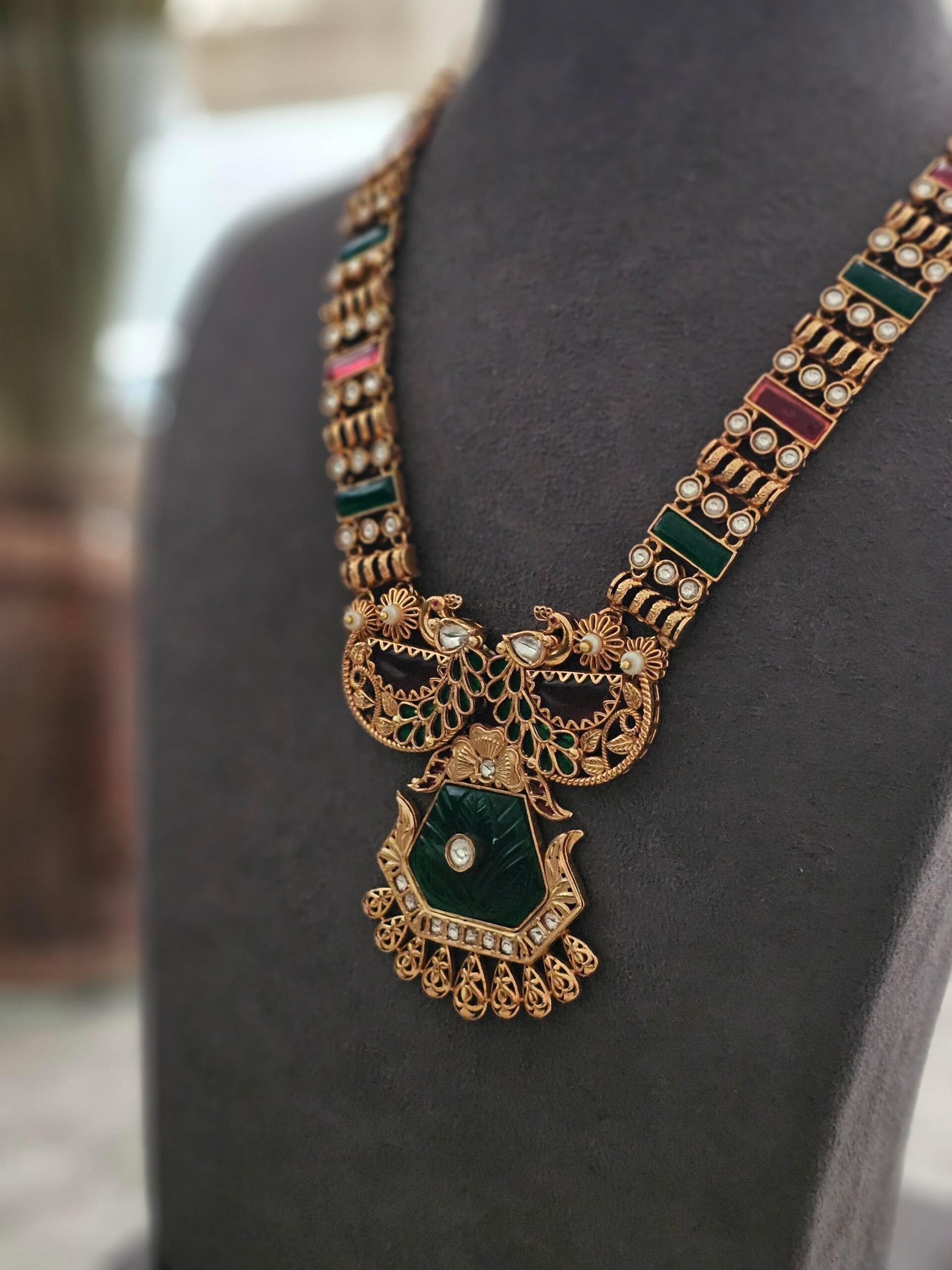 Varshini handcrafted necklace Thumbnail