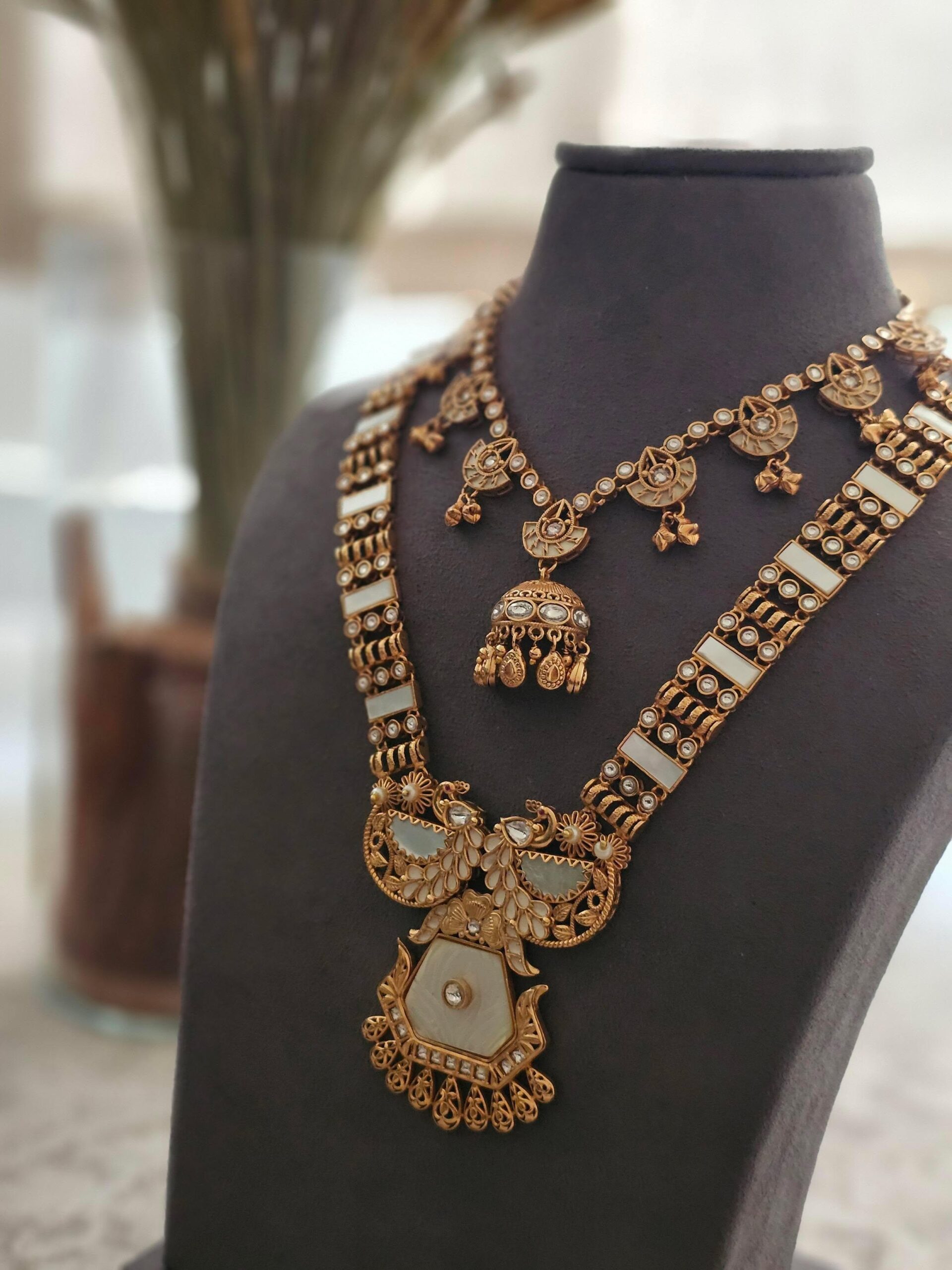 Varshini handcrafted necklace Thumbnail