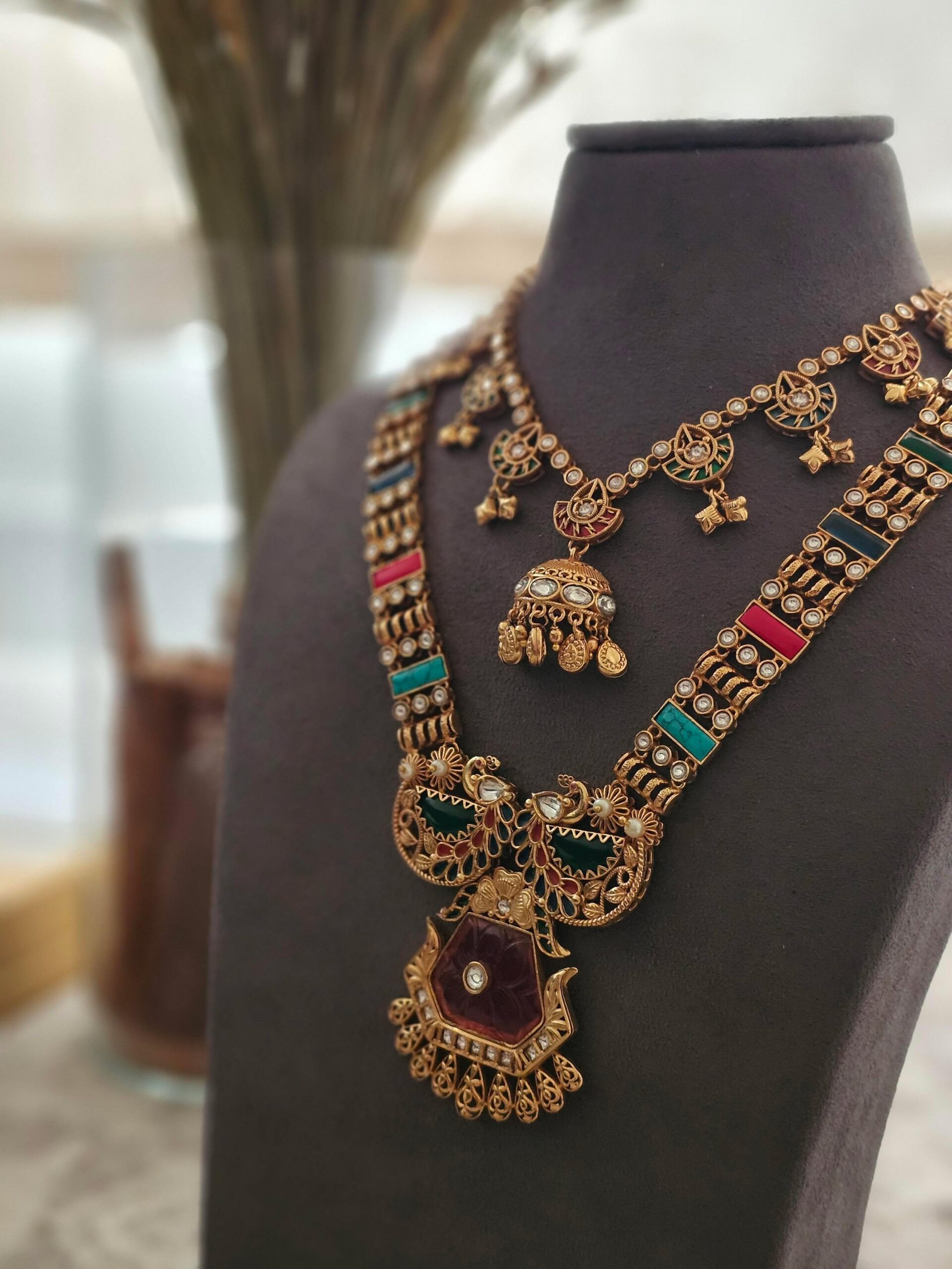 Varshini handcrafted necklace Thumbnail