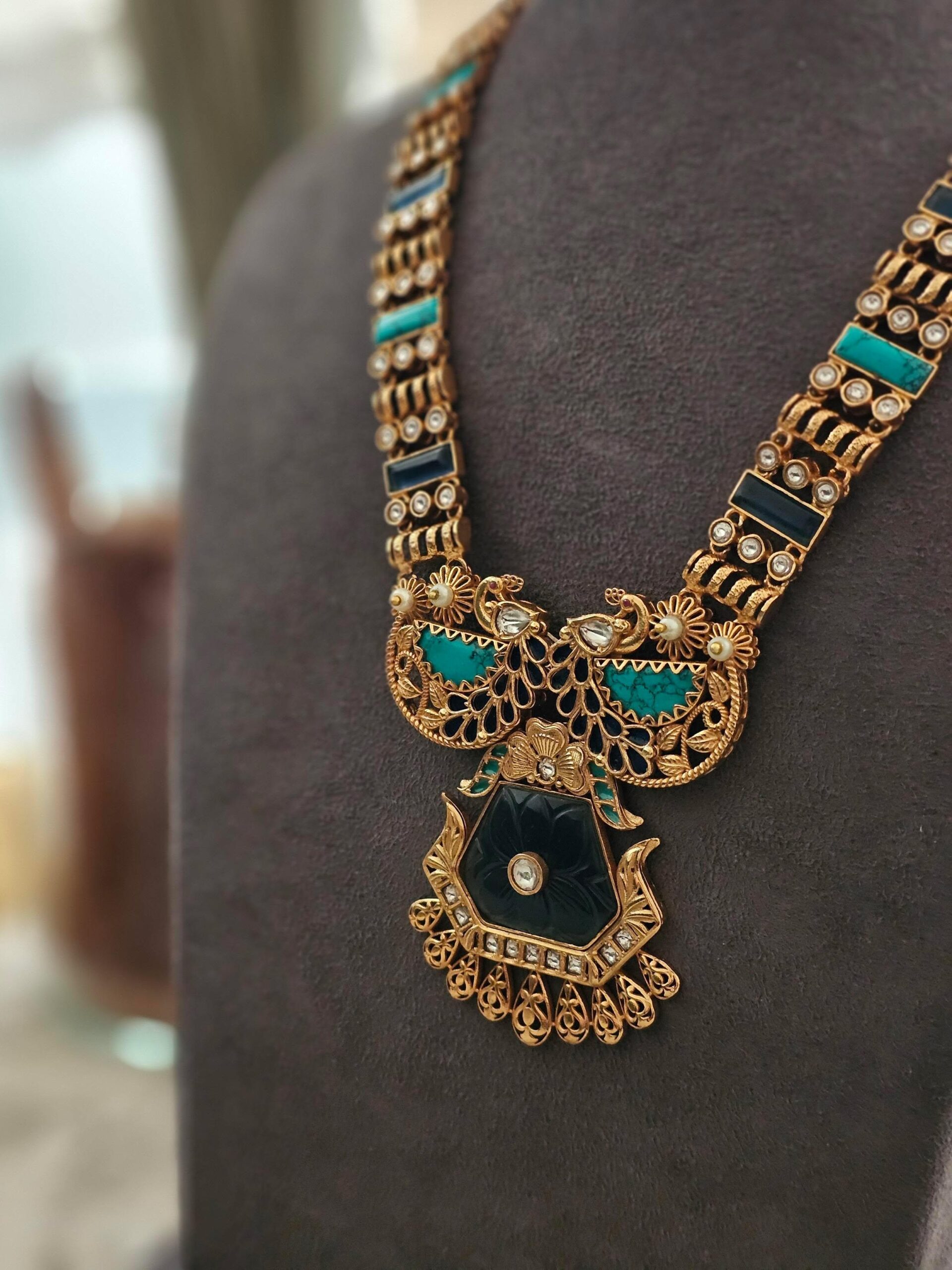 Varshini handcrafted necklace Thumbnail