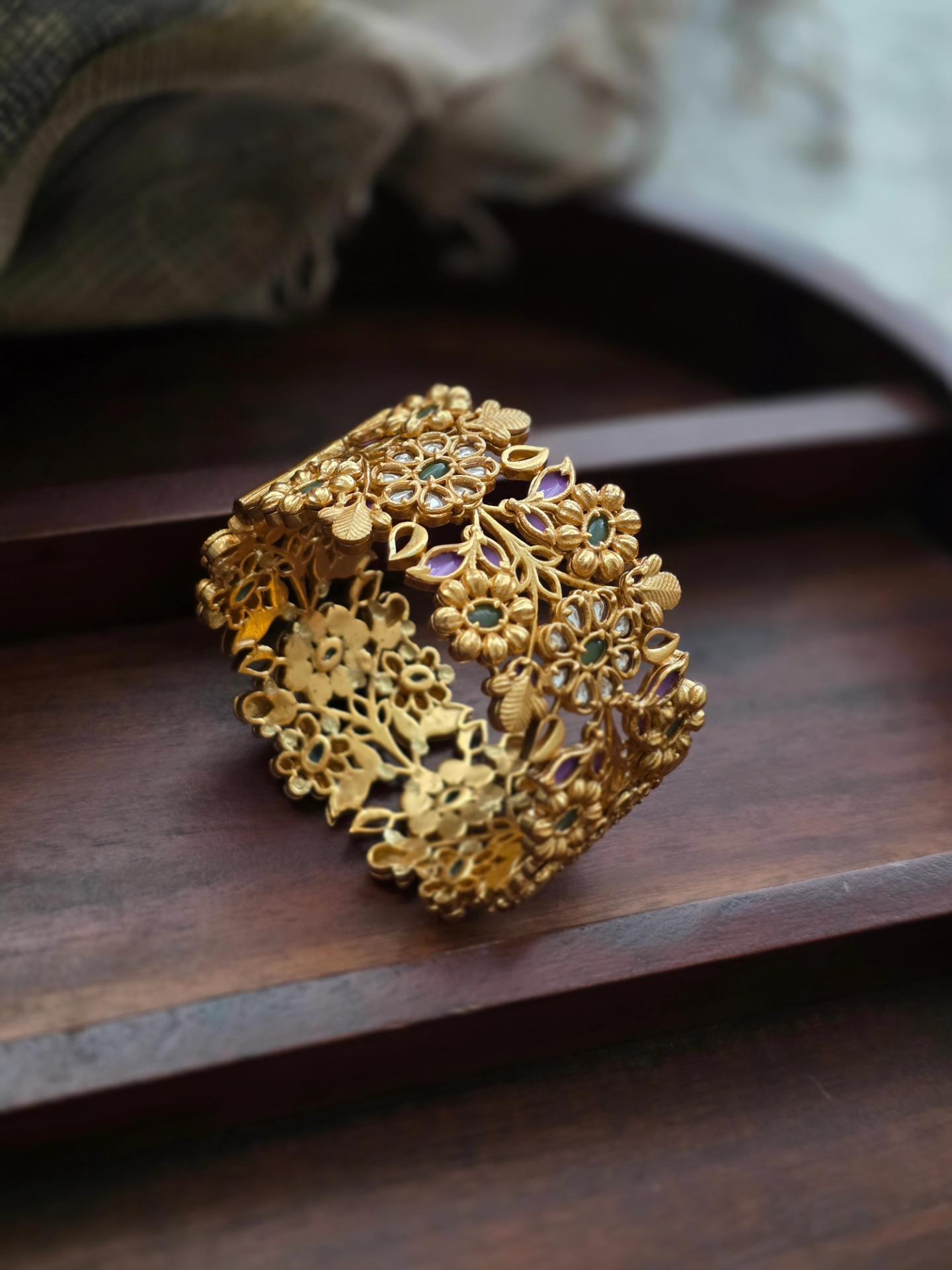 Girija handcrafted bangle Thumbnail