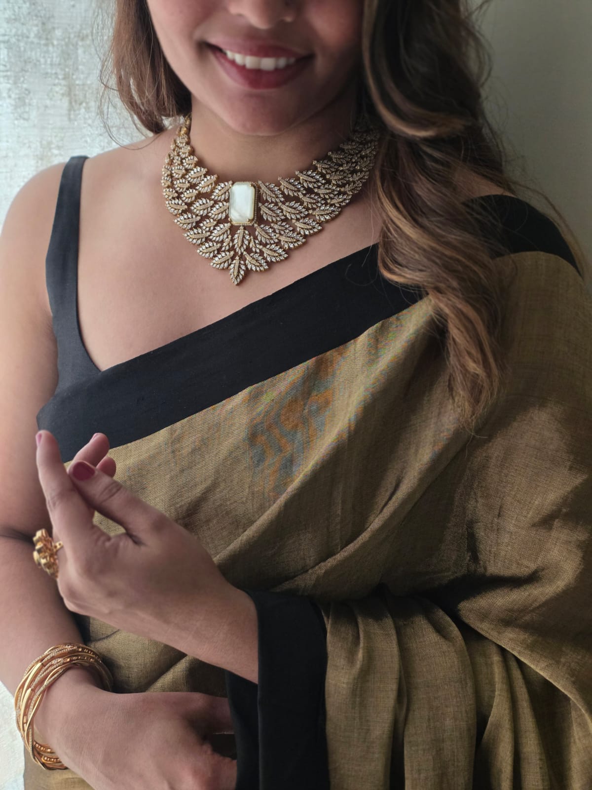 Diana statement diamond necklace Thumbnail