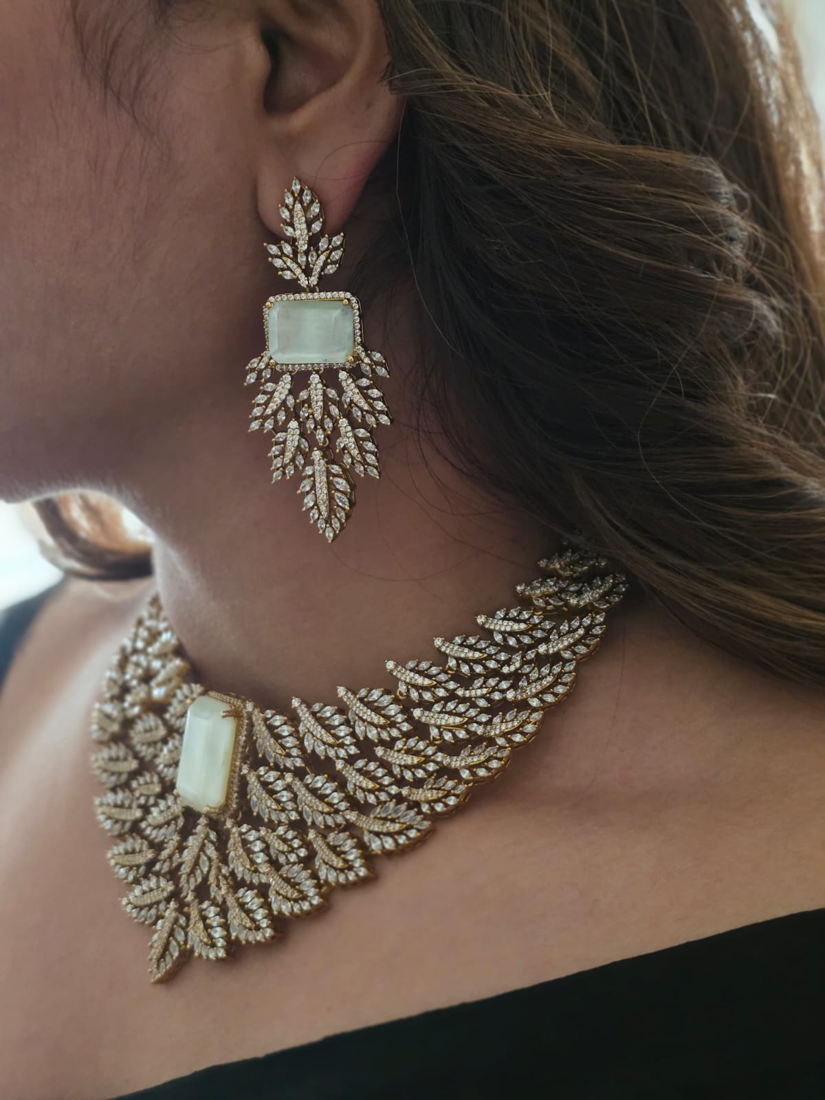 Diana statement diamond necklace Thumbnail