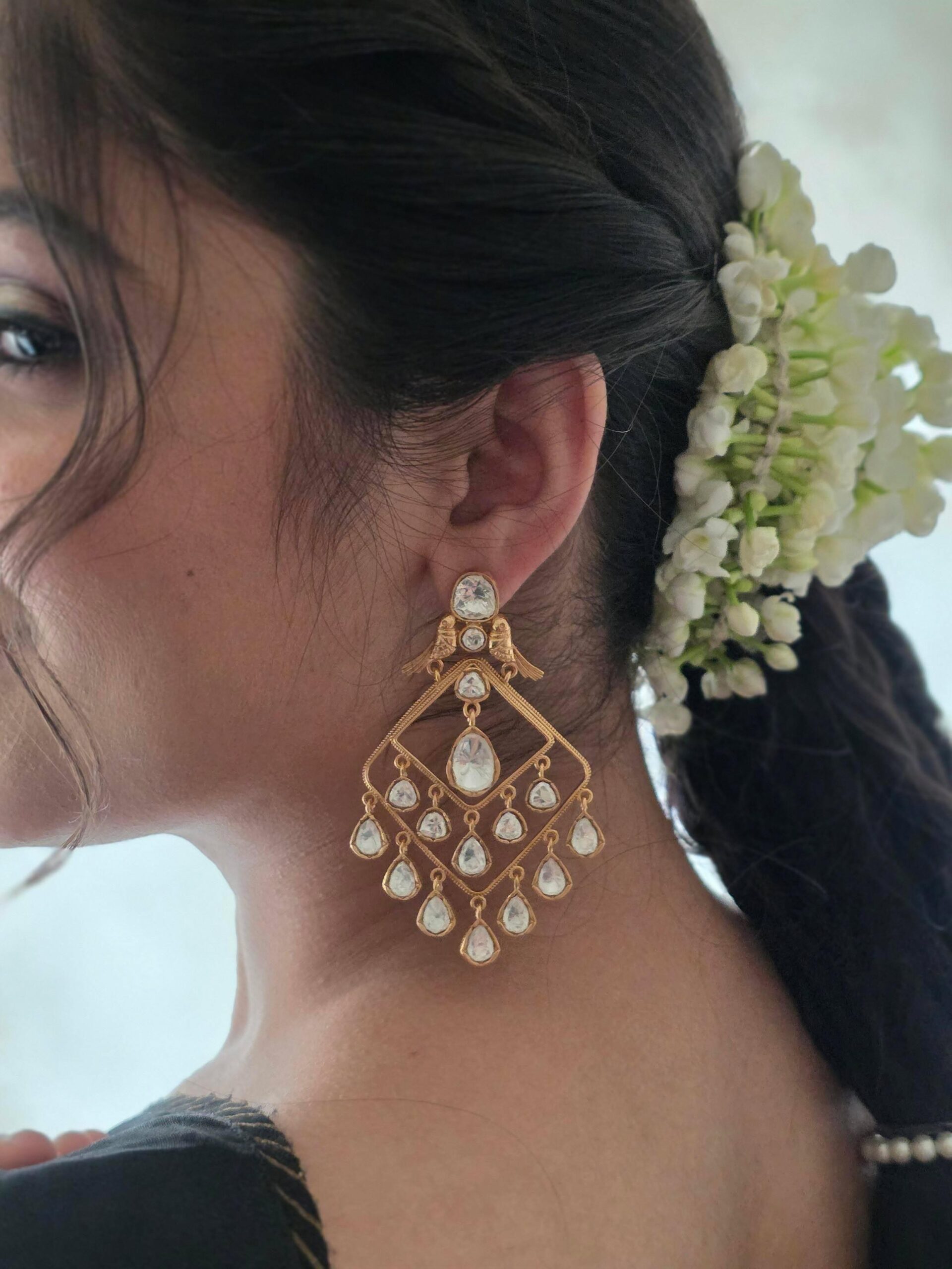 Tanvi polki earrings Thumbnail