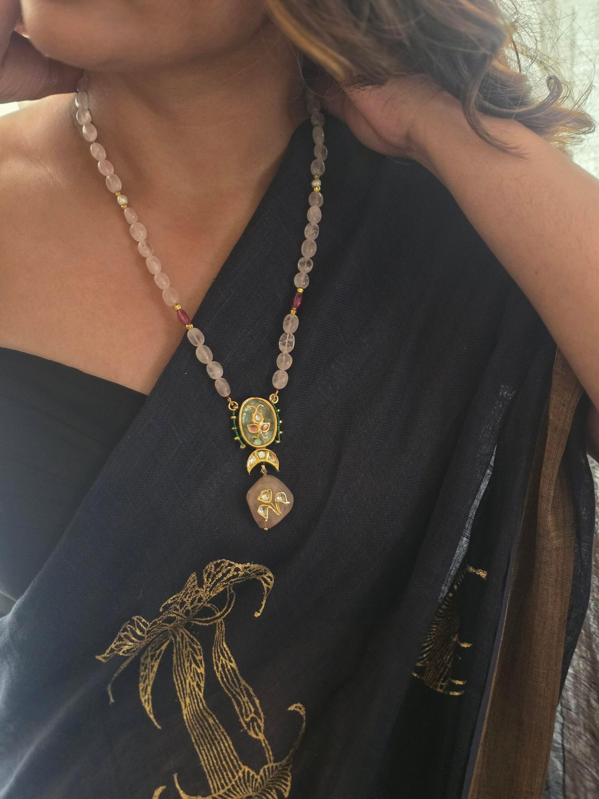 Sia semi precious delicate necklace Thumbnail