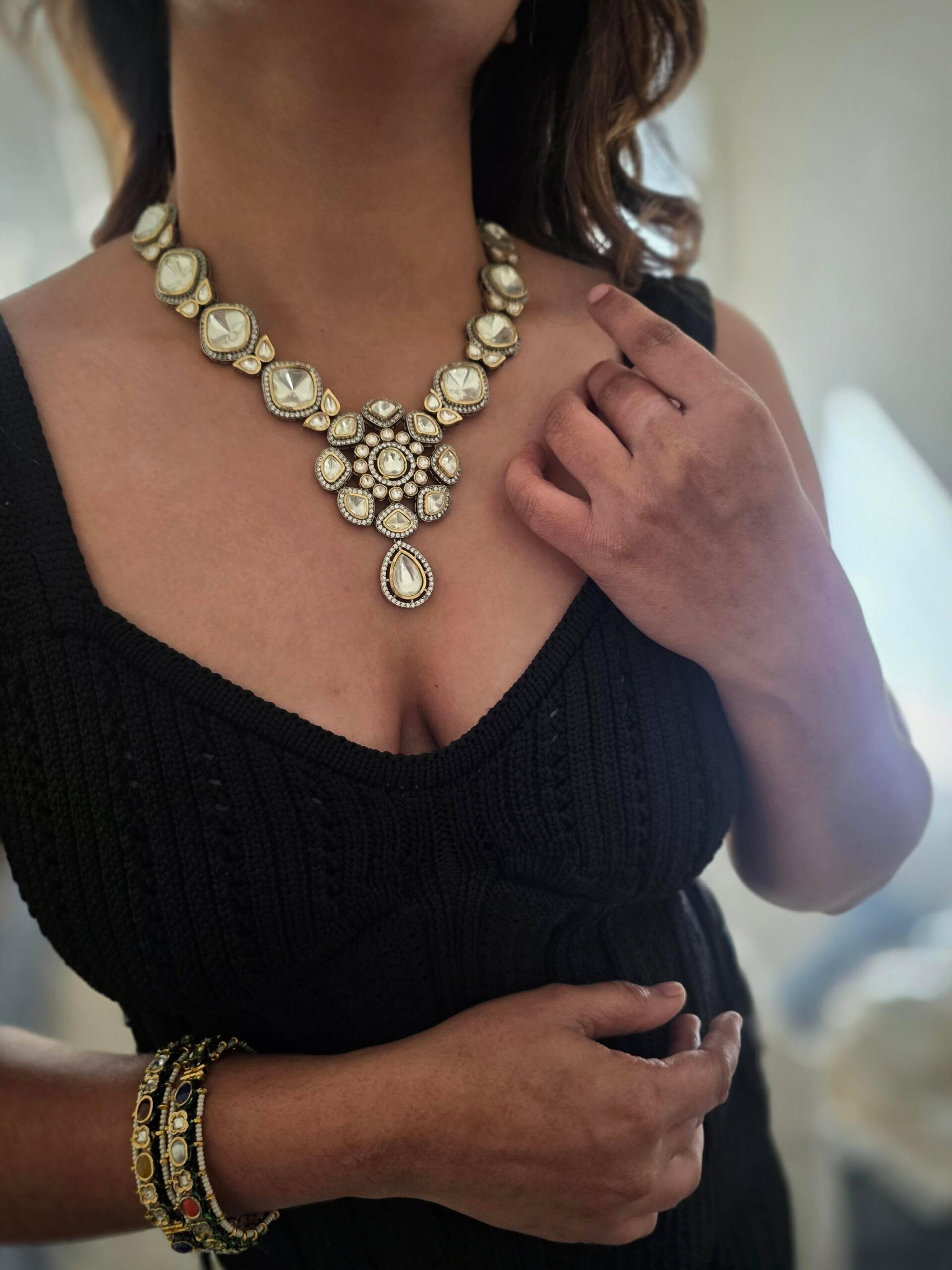 Dhanvi polki necklace Thumbnail