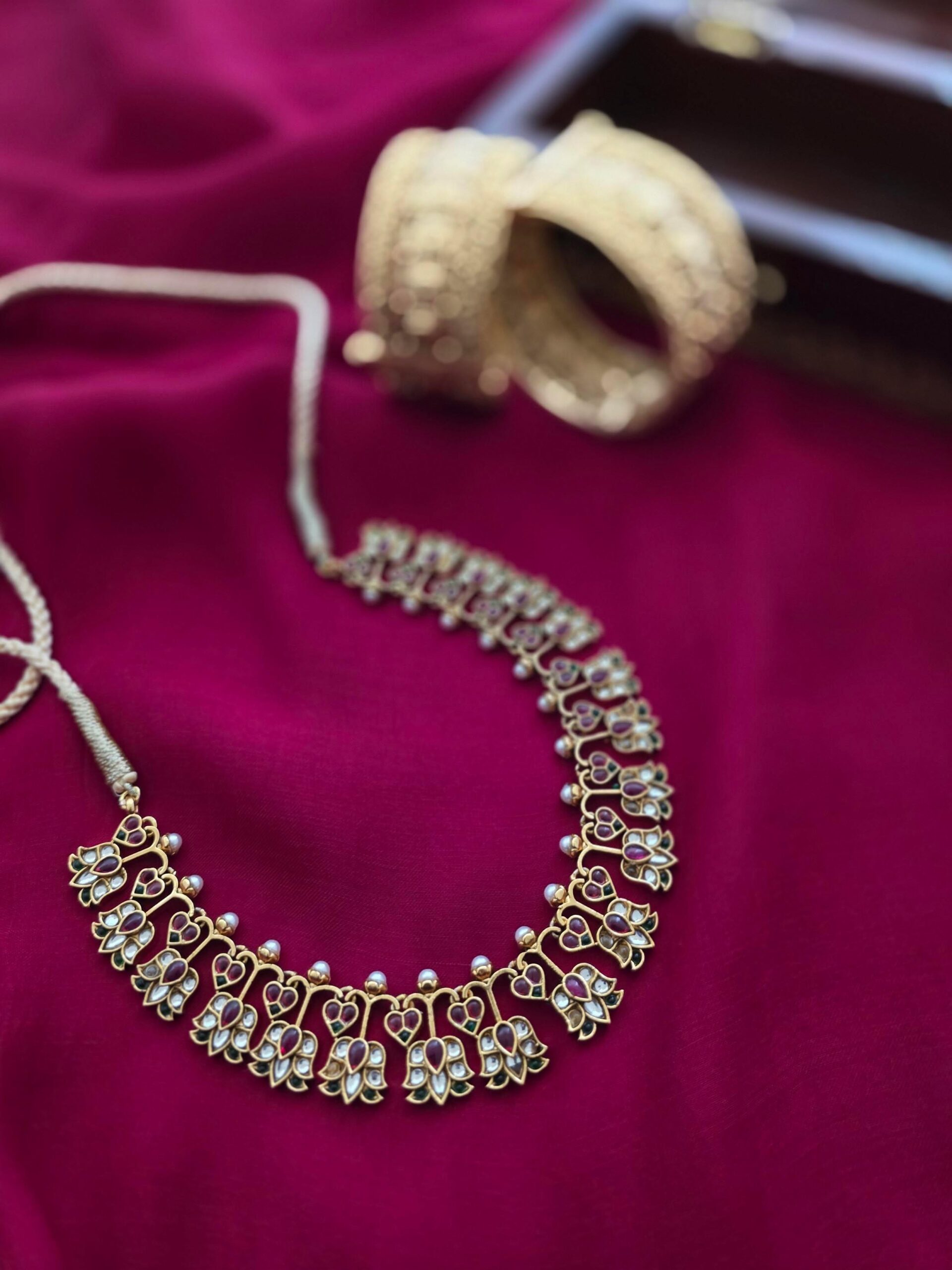 Riya handcrafted necklace Thumbnail