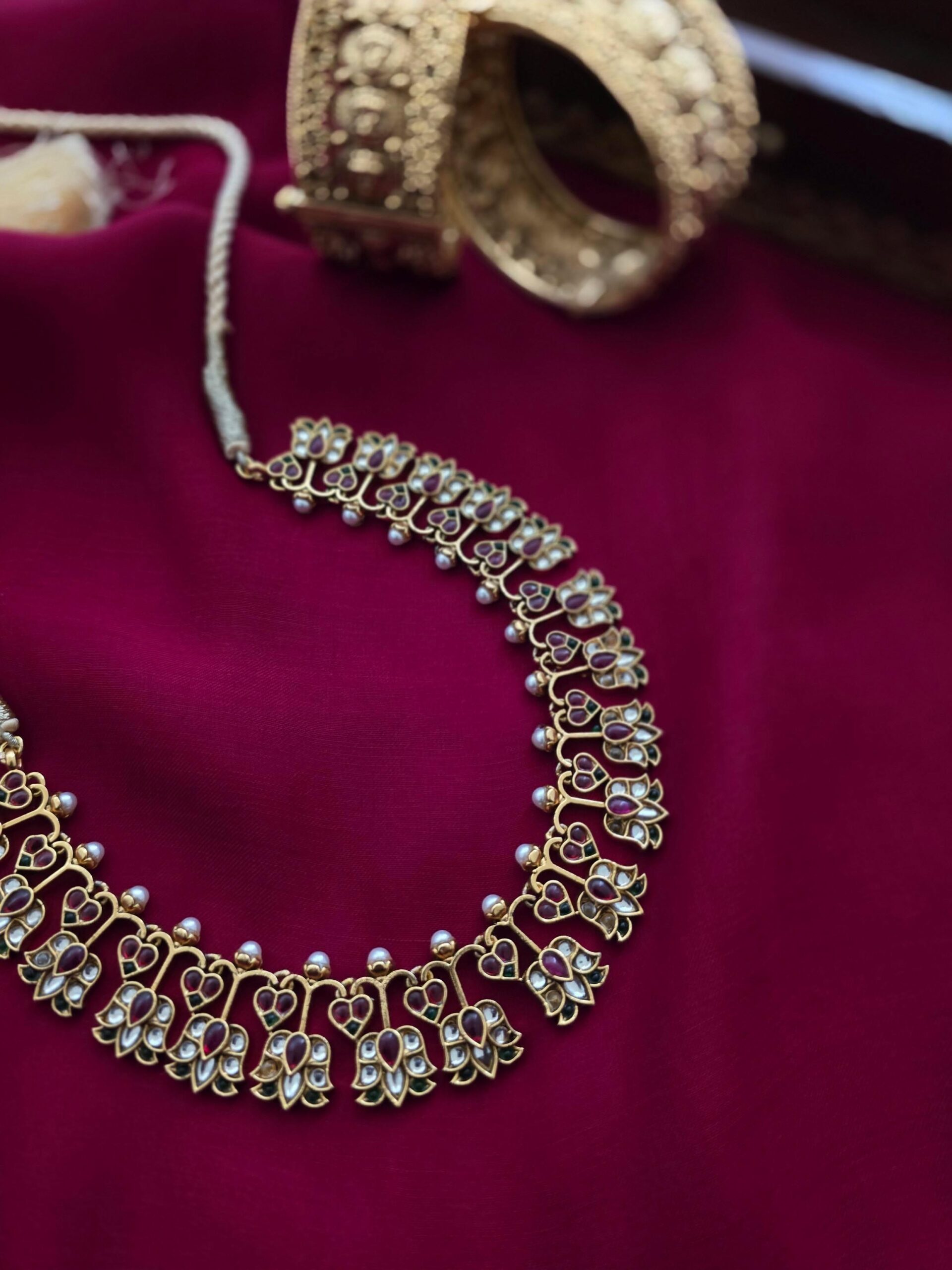 Riya handcrafted necklace Thumbnail