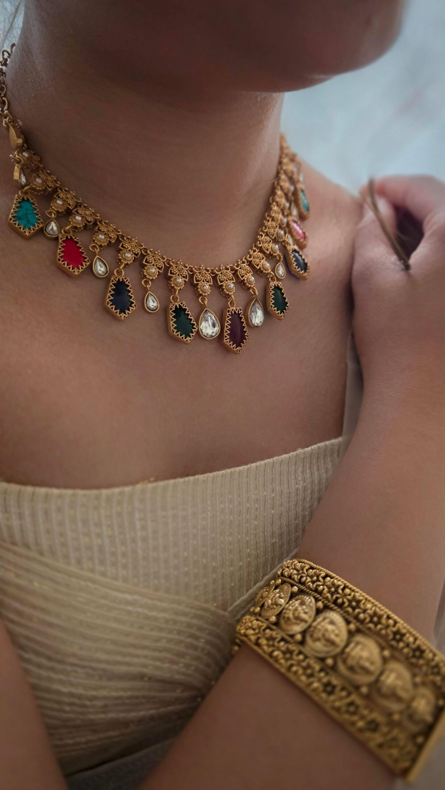 Rahi handcrafted necklace Thumbnail