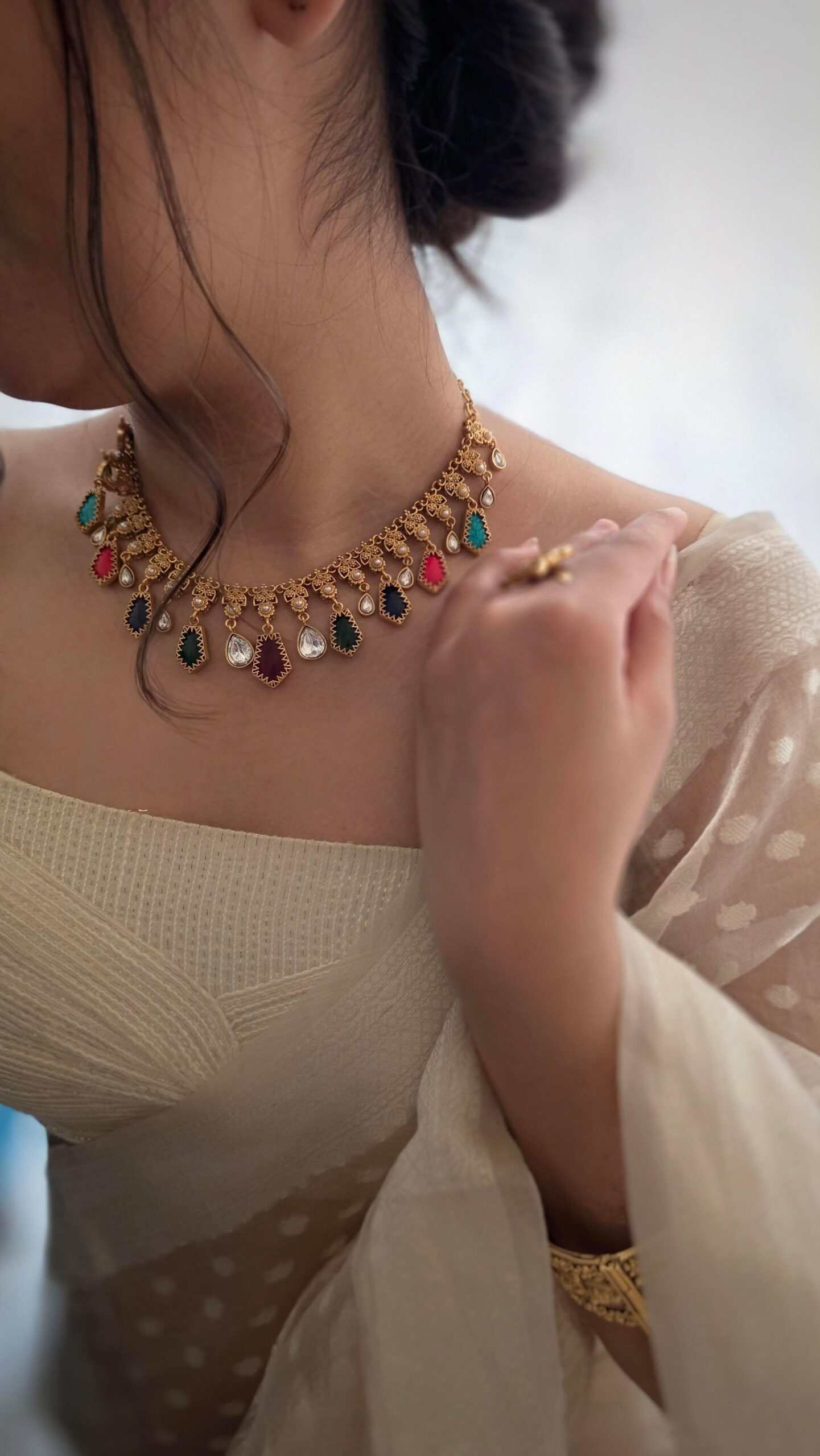 Rahi handcrafted necklace Thumbnail