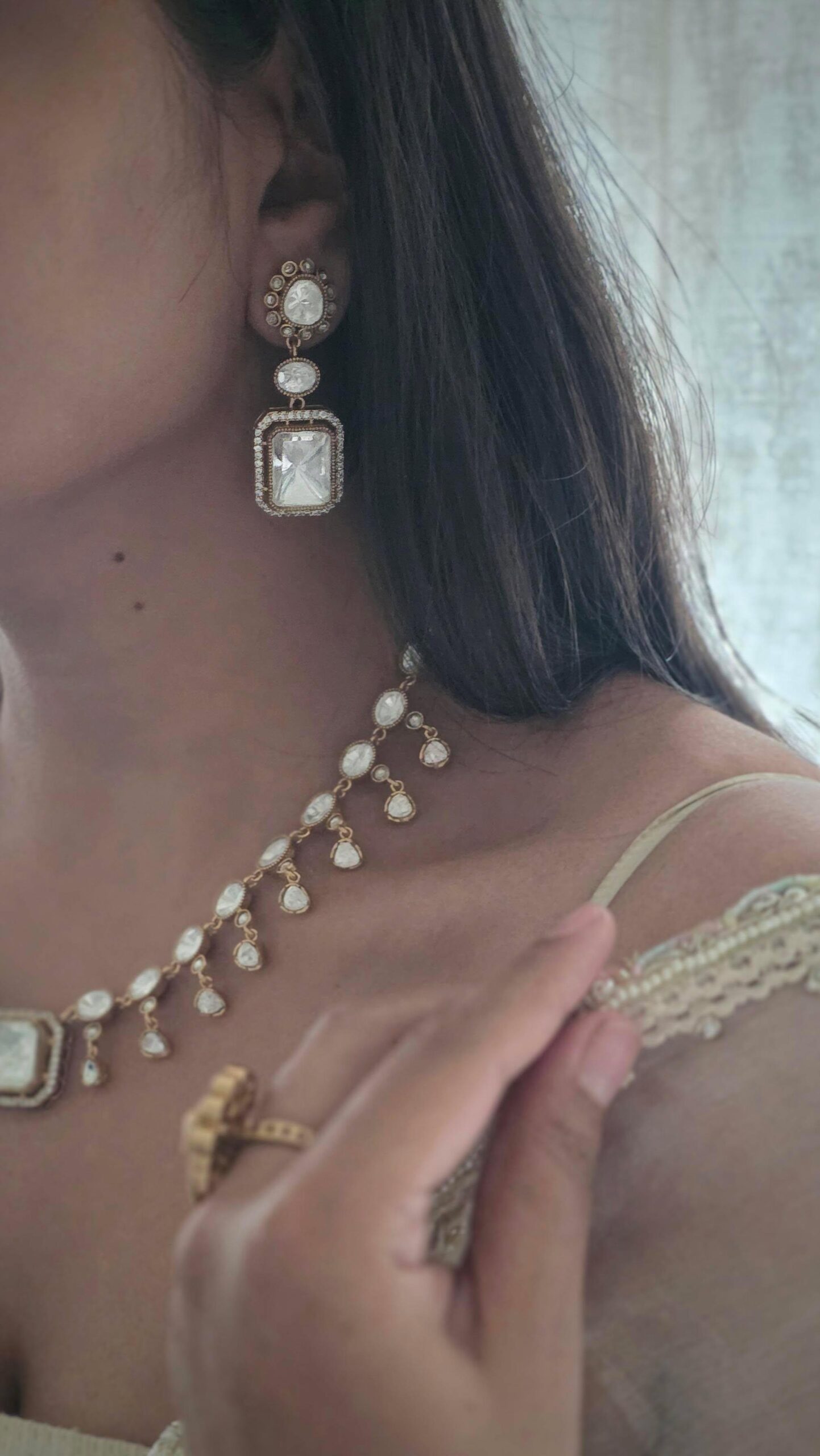 Faria polki necklace Thumbnail