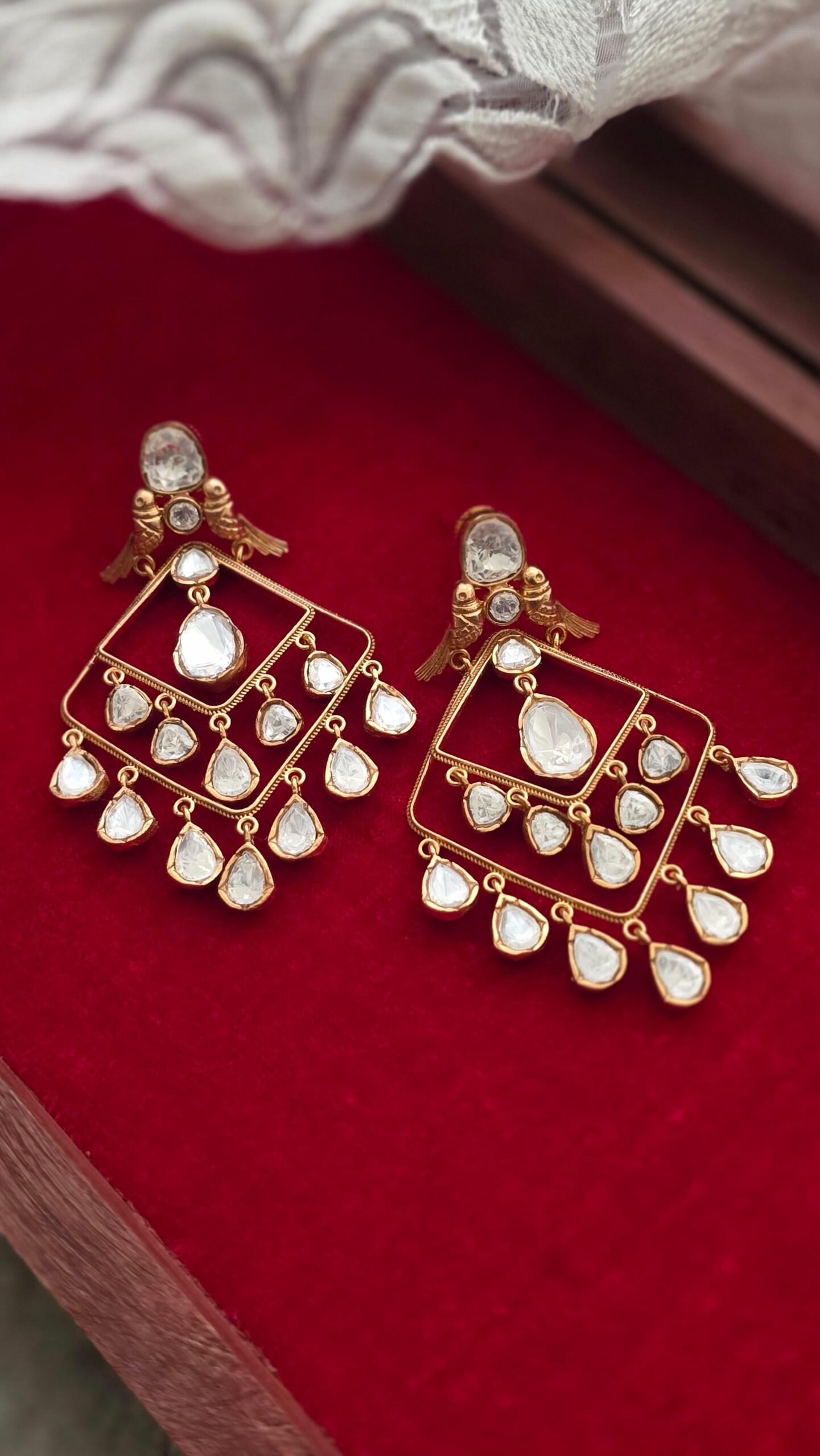 Tanvi polki earrings Thumbnail