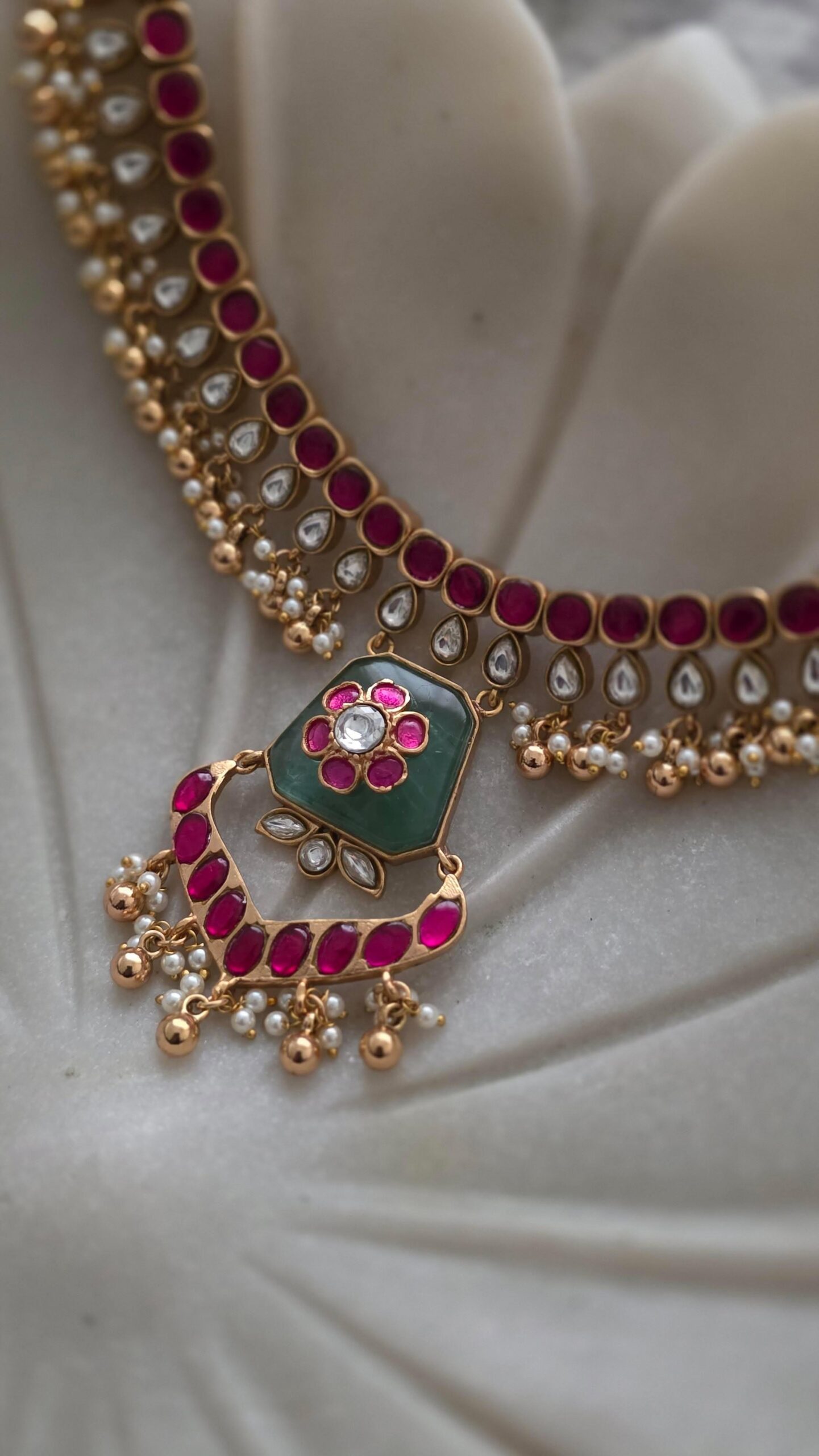 Tarini handcrafted necklace Thumbnail